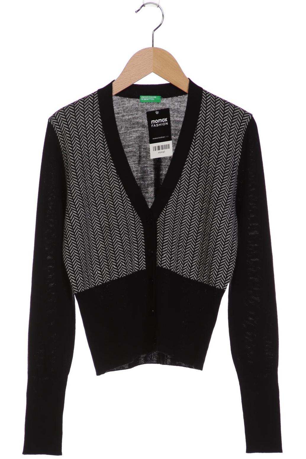 

United Colors OF Benetton Damen Strickjacke, schwarz, Gr. 36