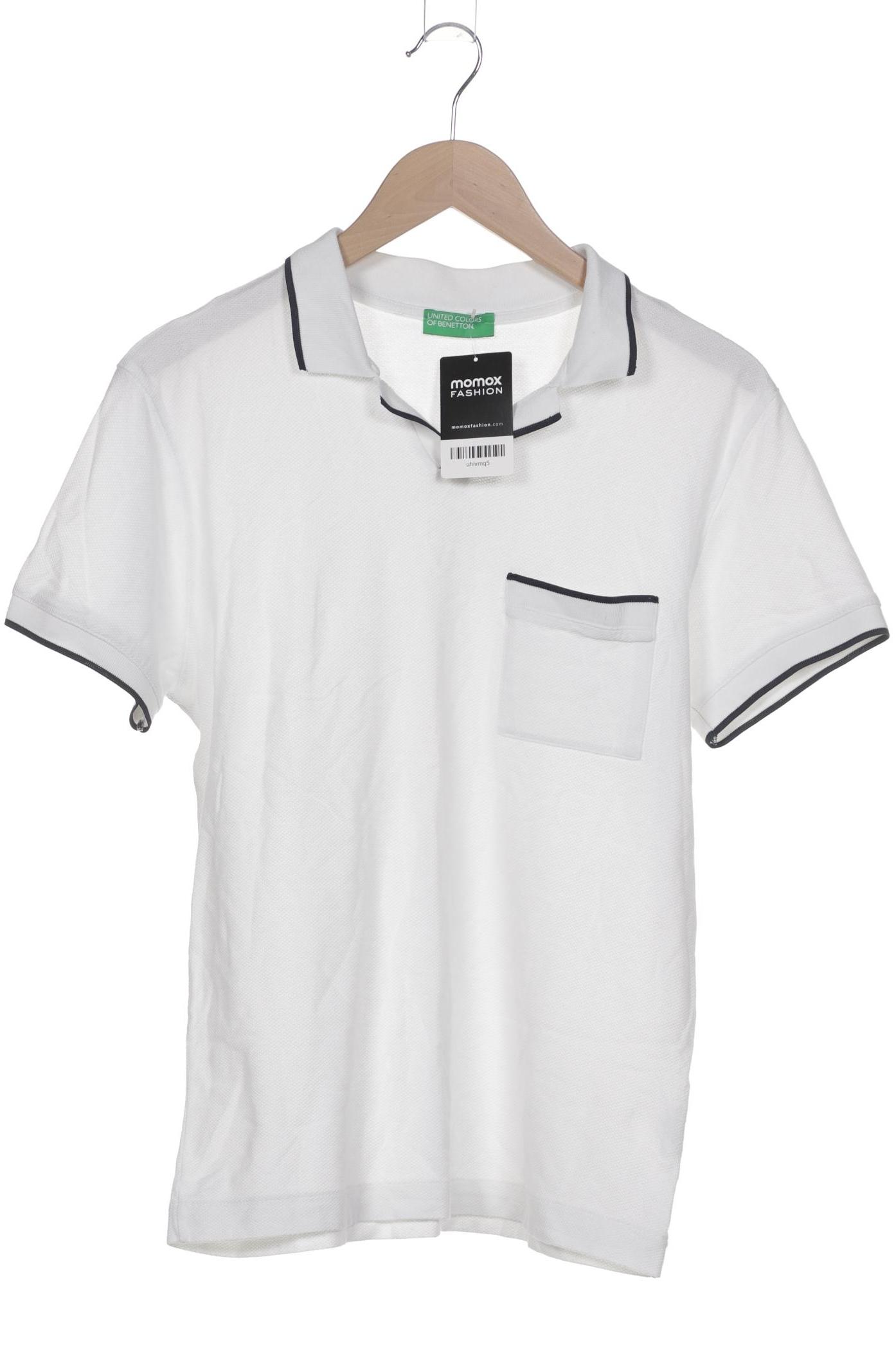 Thumbnail - United Colors OF Benetton Herren Poloshirt, weiß, Gr. 48