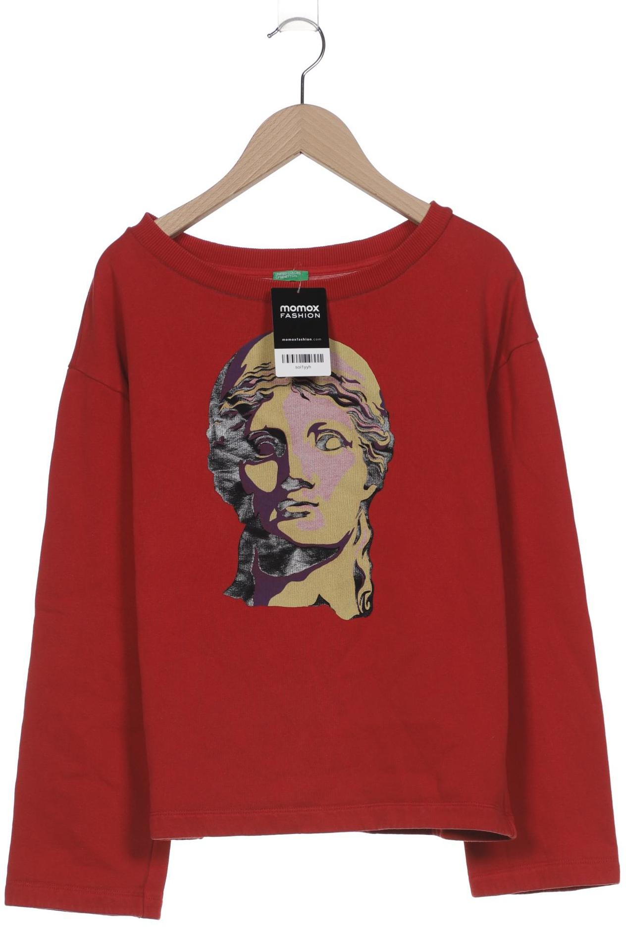 

United Colors OF Benetton Damen Sweatshirt, rot, Gr. 36