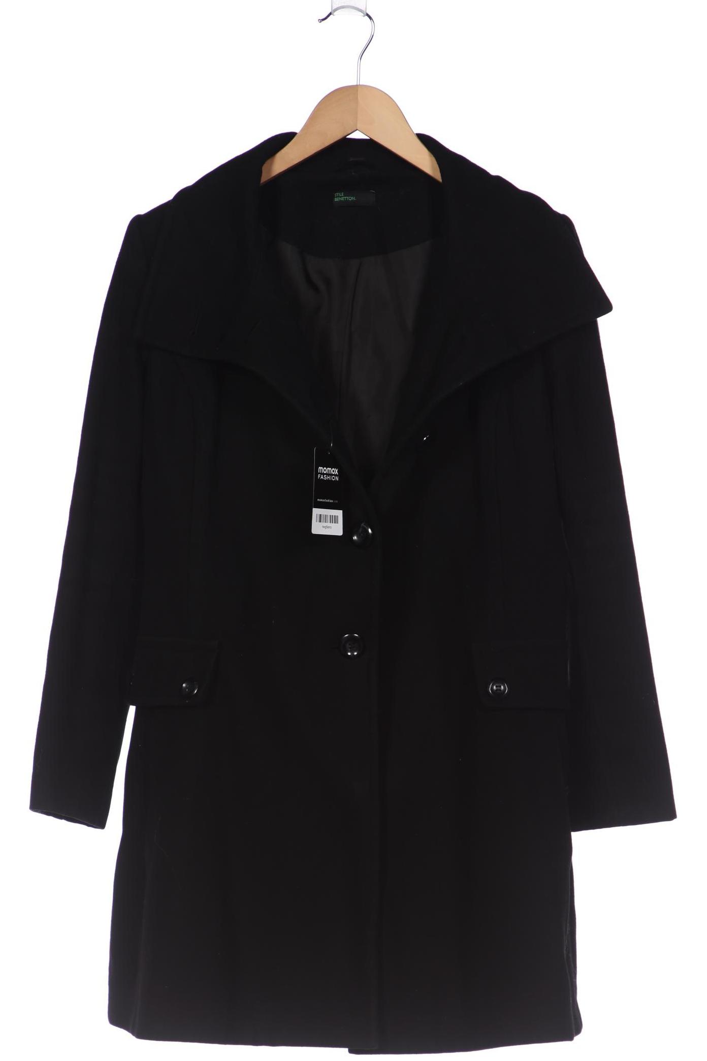 

United Colors OF Benetton Damen Mantel, schwarz, Gr. 42