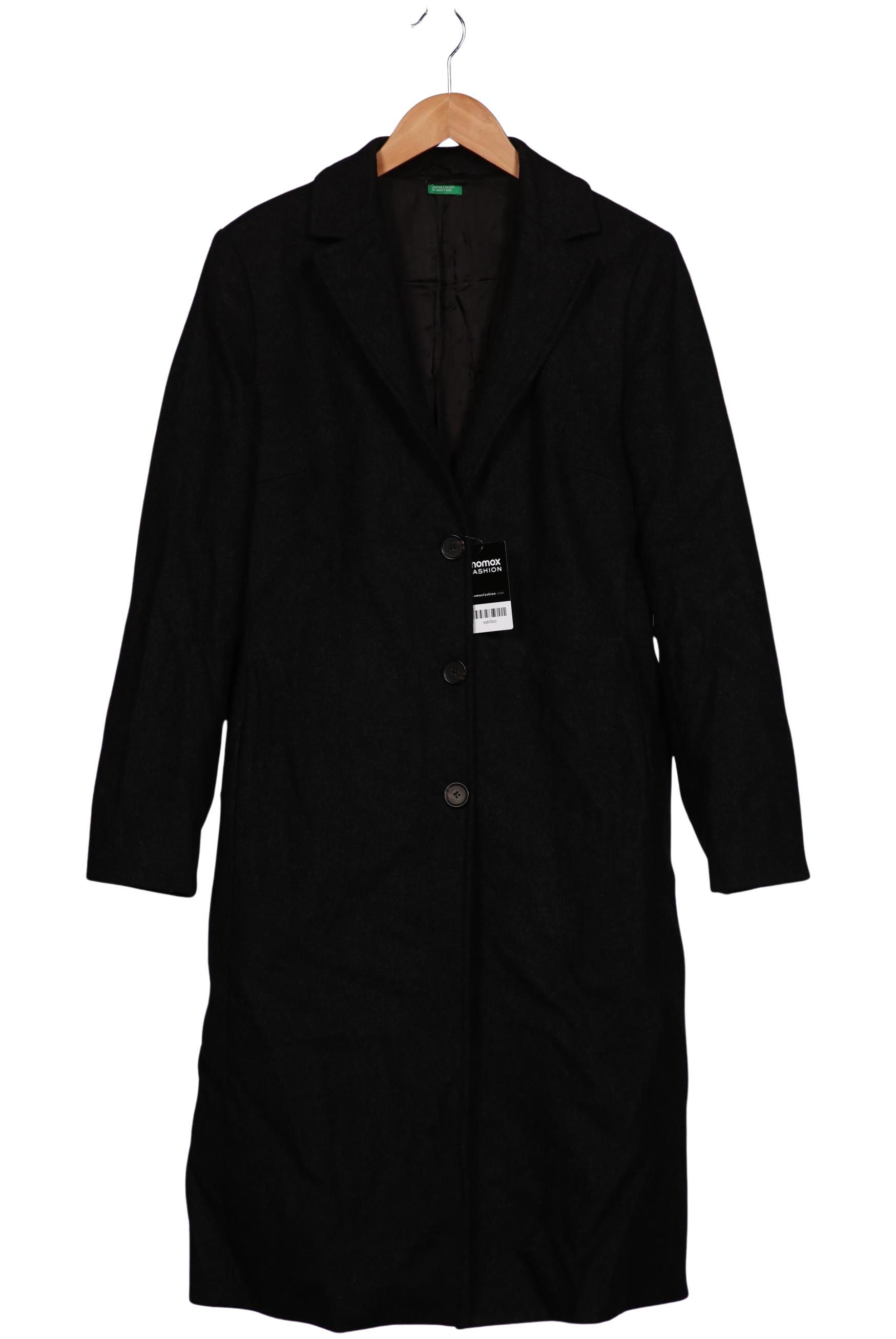 

United Colors OF Benetton Damen Mantel, schwarz, Gr. 44