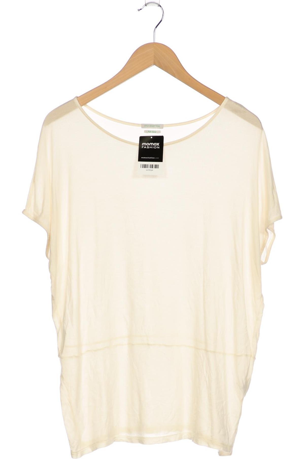 

United Colors OF Benetton Damen T-Shirt, cremeweiß, Gr. 36