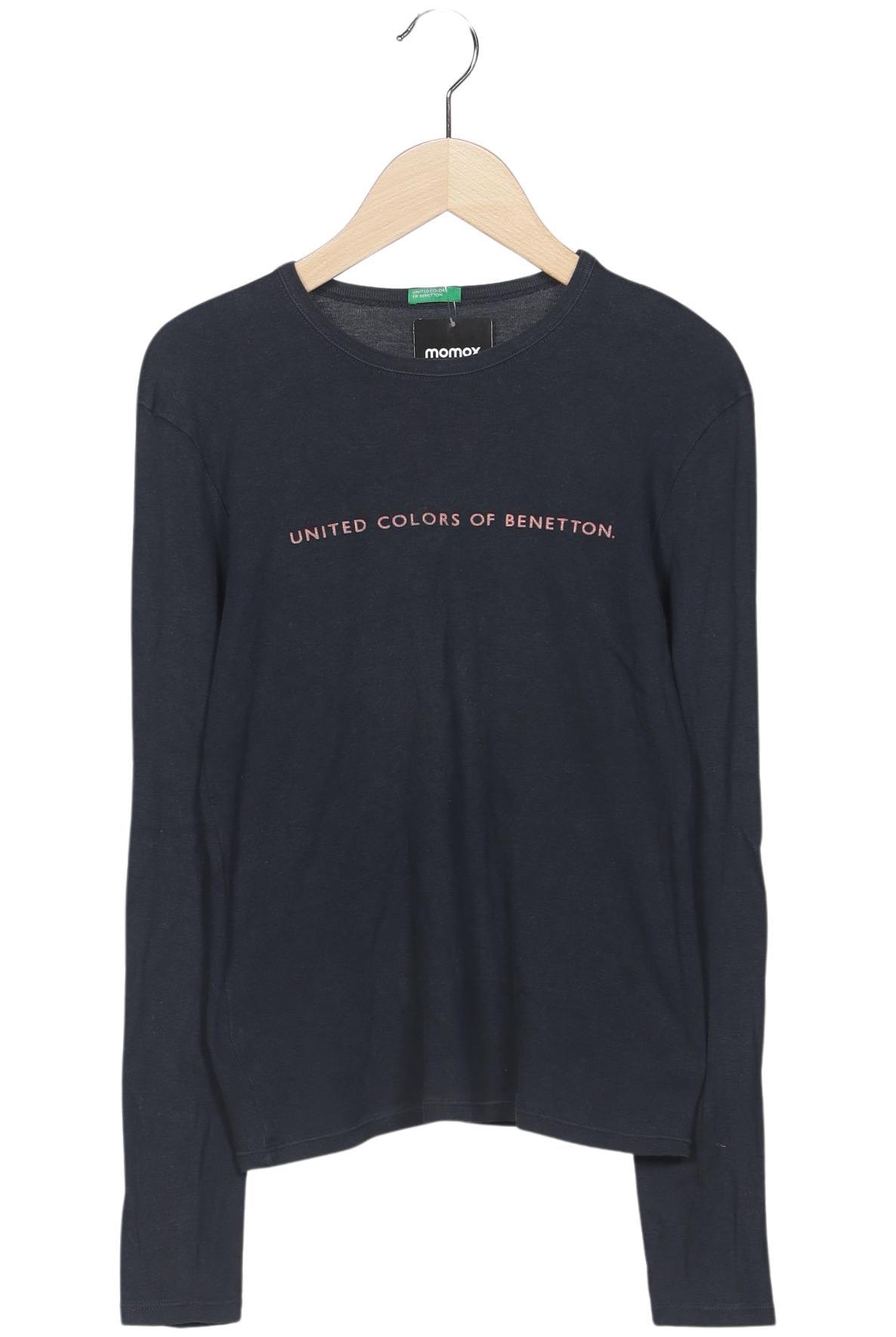

United Colors OF Benetton Damen Langarmshirt, marineblau, Gr. 36