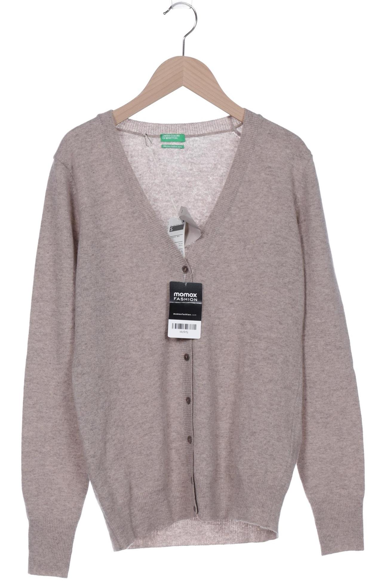 

United Colors OF Benetton Damen Strickjacke, beige, Gr. 36