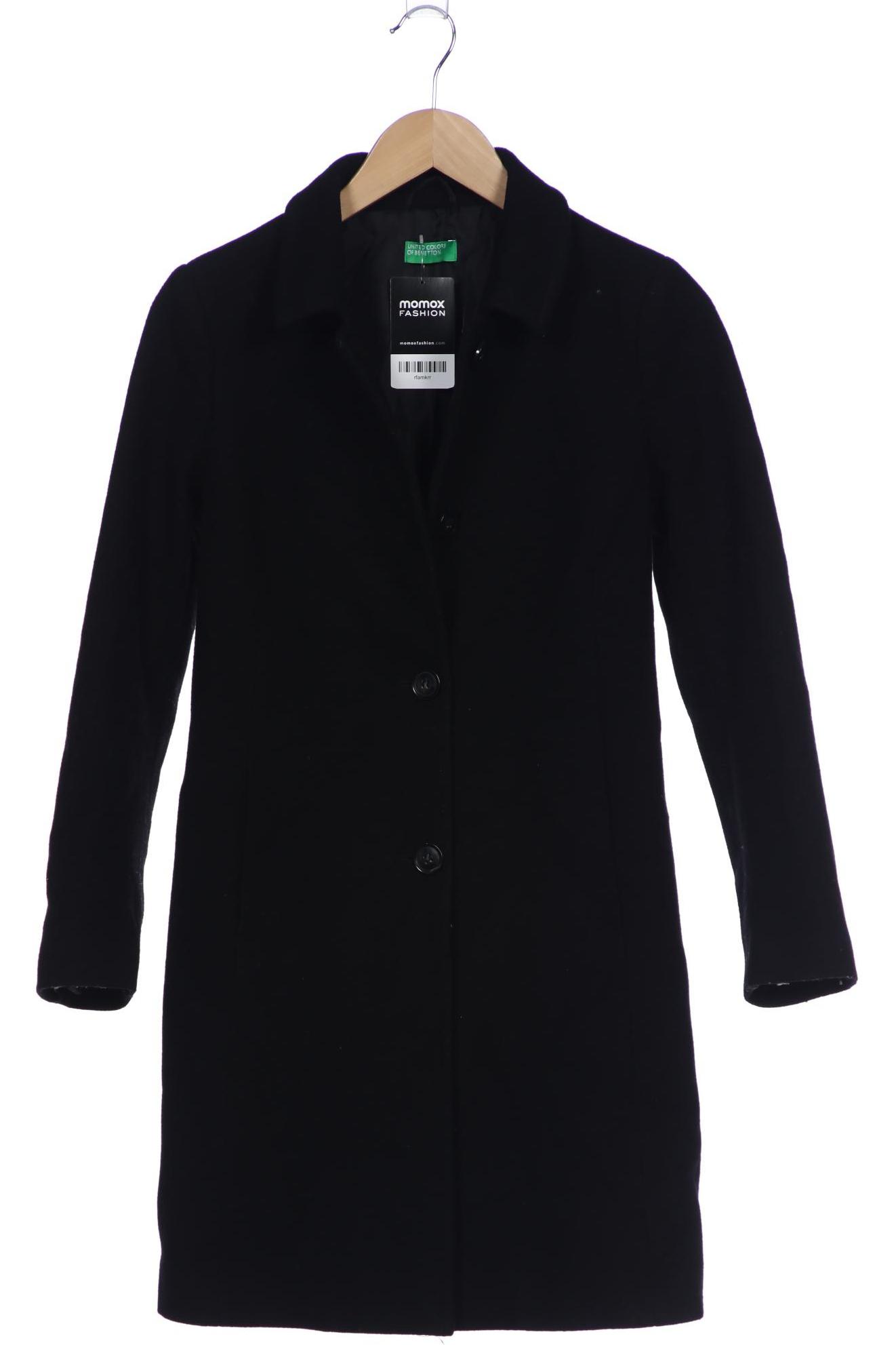 

United Colors OF Benetton Damen Mantel, schwarz, Gr. 40
