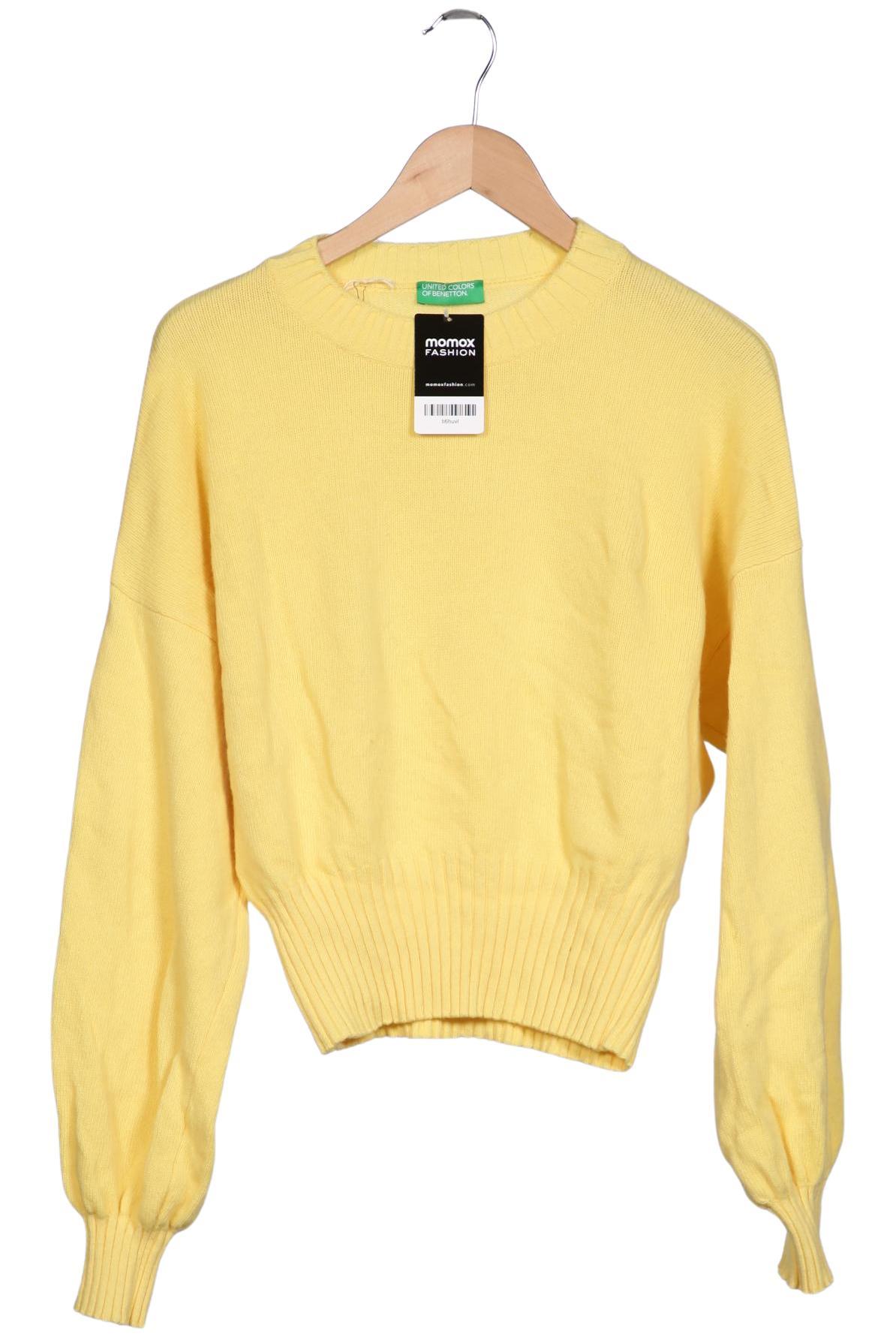 

United Colors OF Benetton Damen Pullover, gelb, Gr. 42