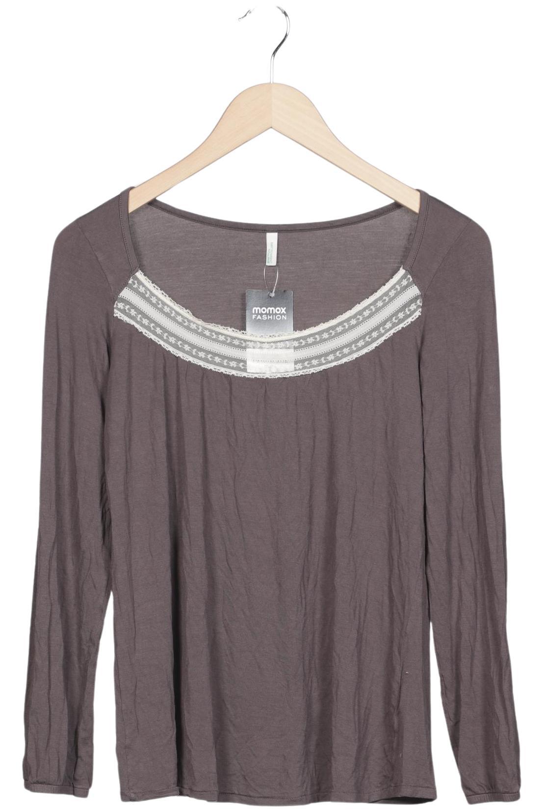 

United Colors OF Benetton Damen Langarmshirt, grau, Gr. 34