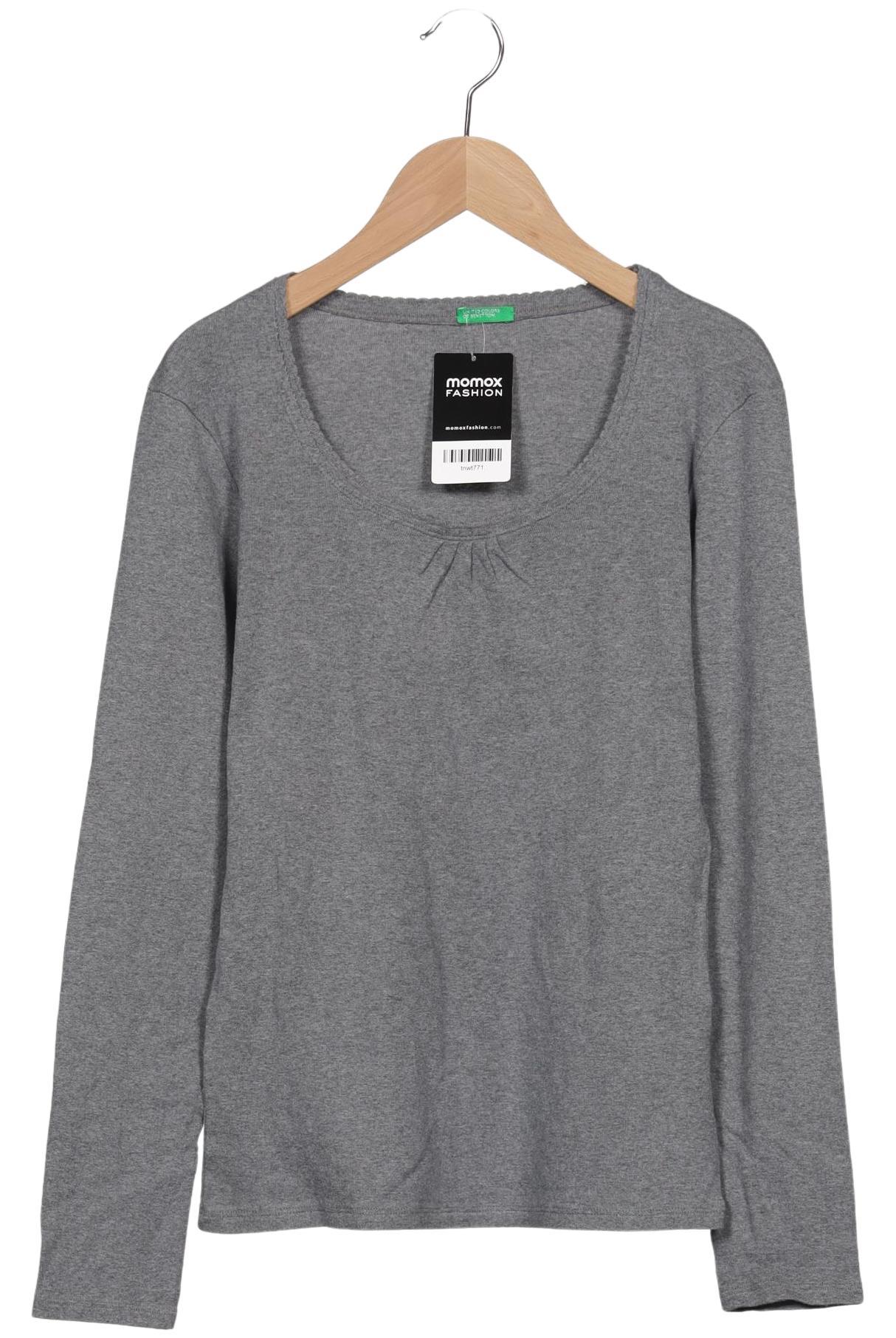 

United Colors OF Benetton Damen Langarmshirt, grau, Gr. 38