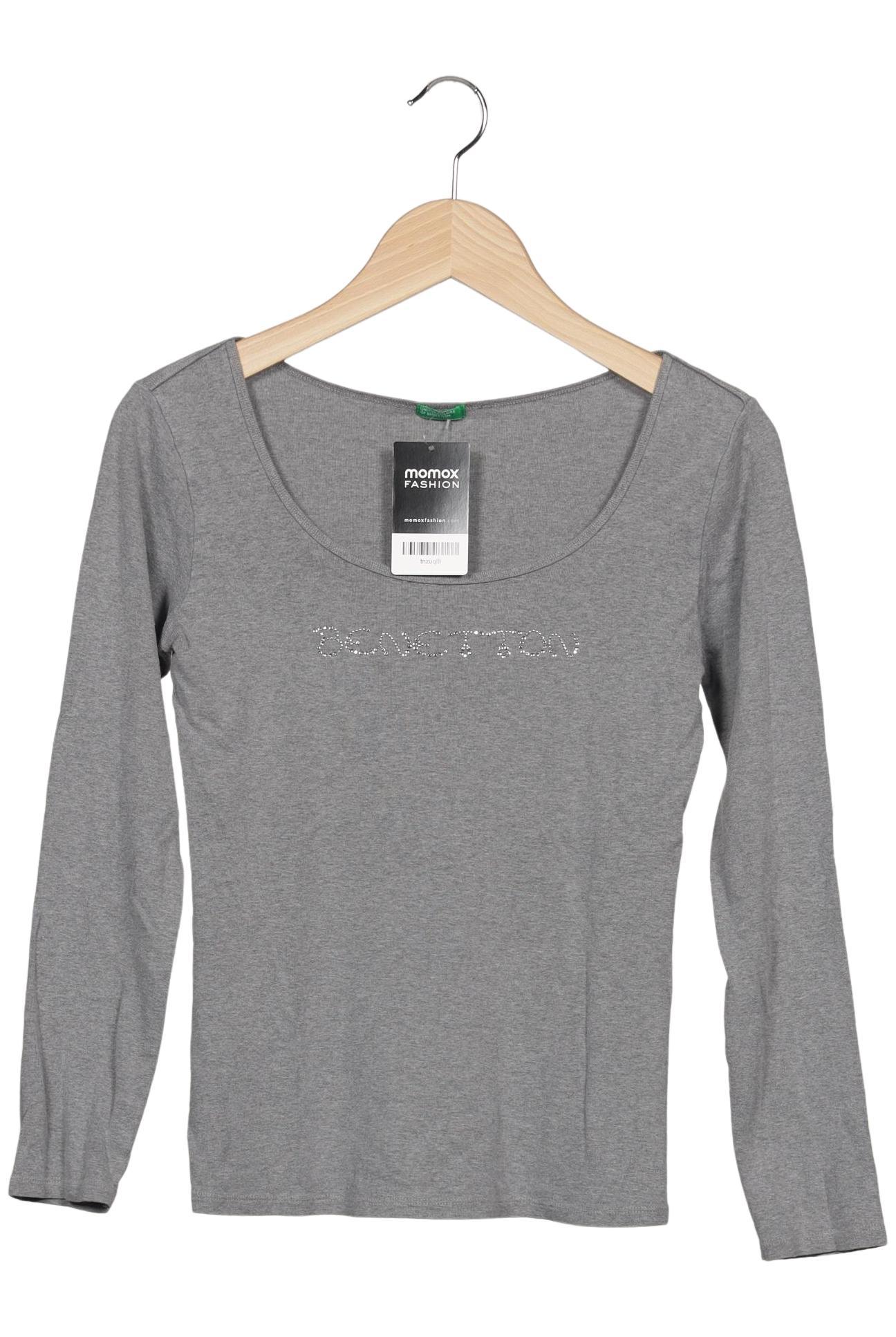 

United Colors OF Benetton Damen Langarmshirt, grau, Gr. 36