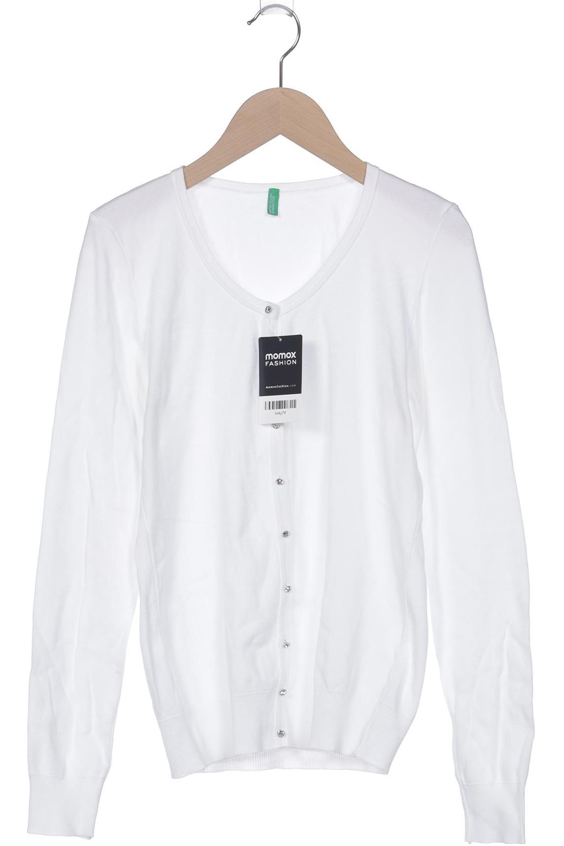 

United Colors OF Benetton Damen Strickjacke, weiß, Gr. 38