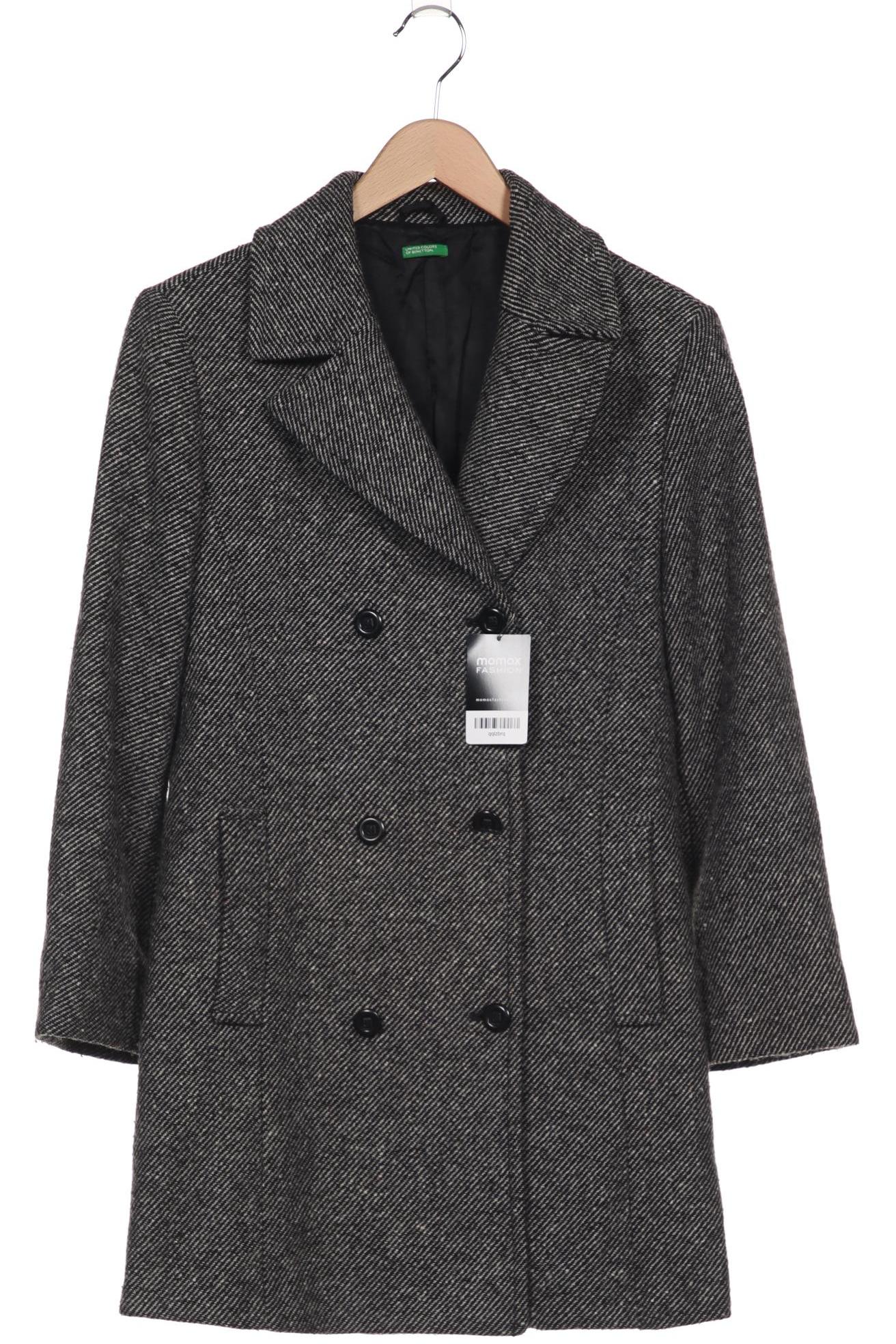 

United Colors OF Benetton Damen Mantel, schwarz, Gr. 38
