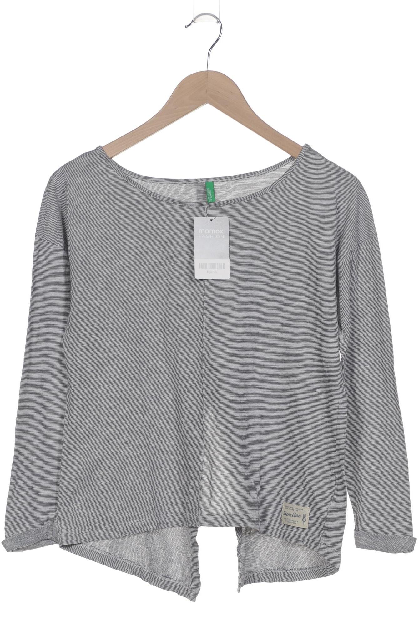 

United Colors OF Benetton Damen Langarmshirt, grau, Gr. 38