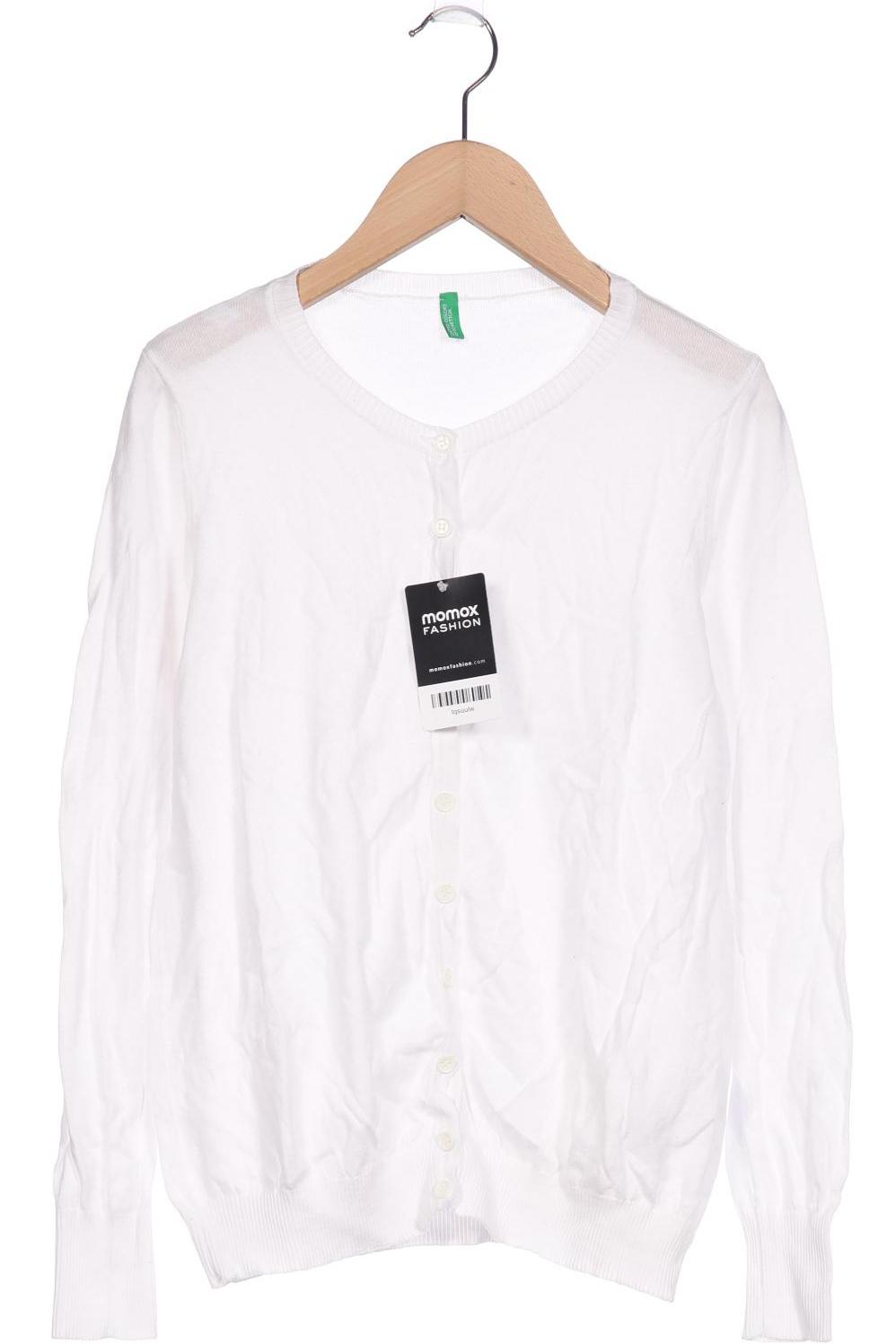 

UNITED COLORS OF BENETTON Damen Strickjacke, weiß
