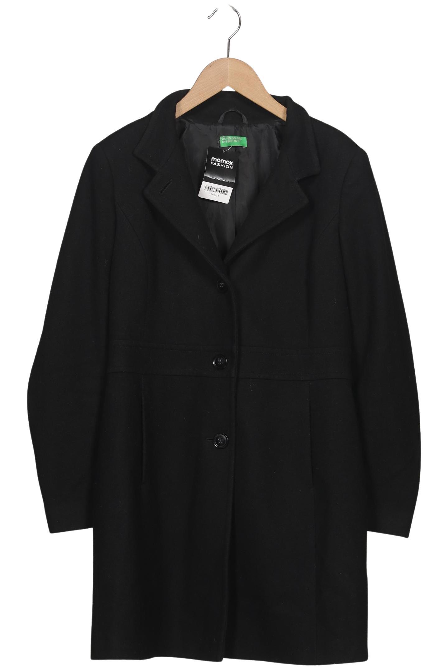 

United Colors OF Benetton Damen Mantel, schwarz, Gr. 38