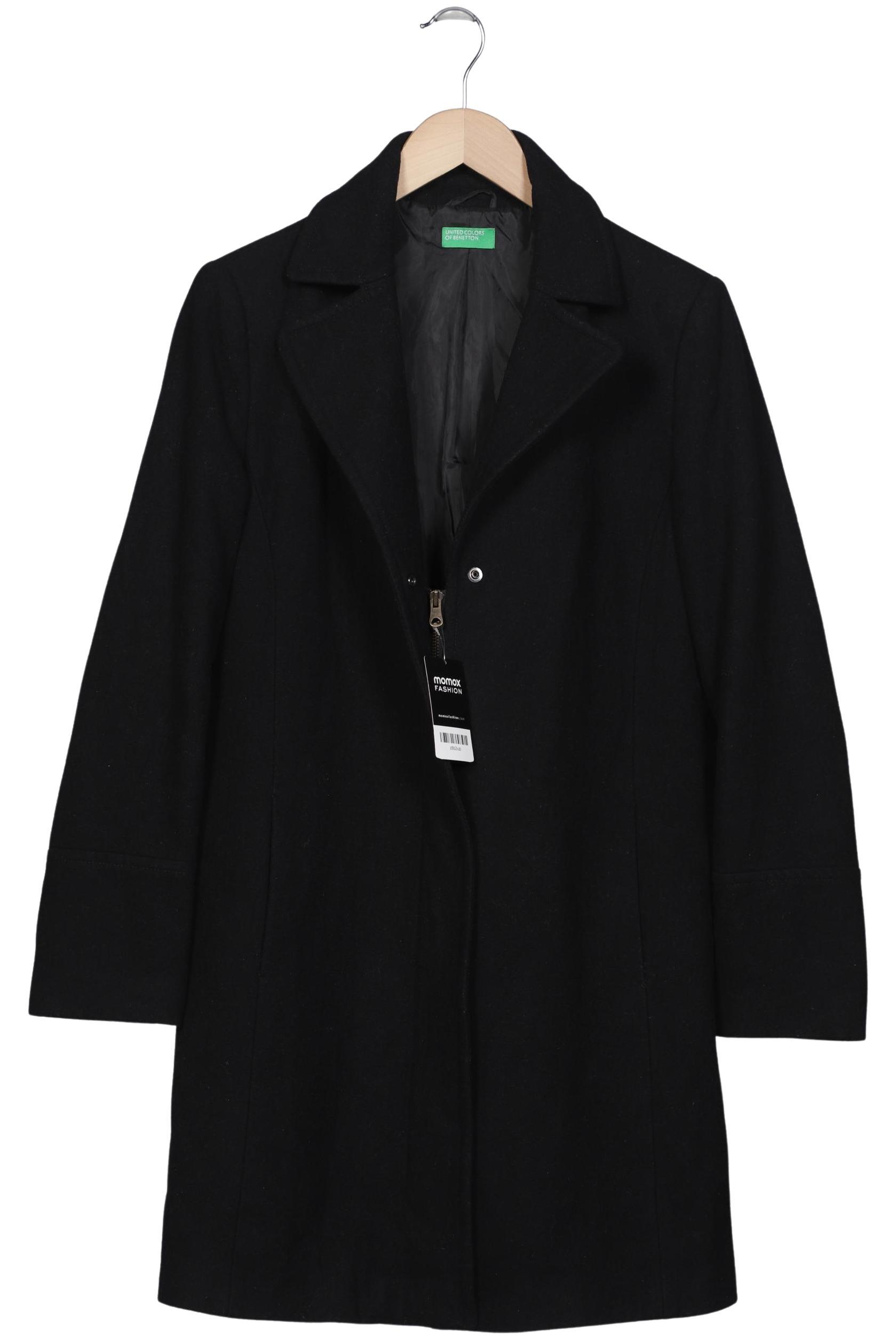 

United Colors OF Benetton Damen Mantel, schwarz, Gr. 42