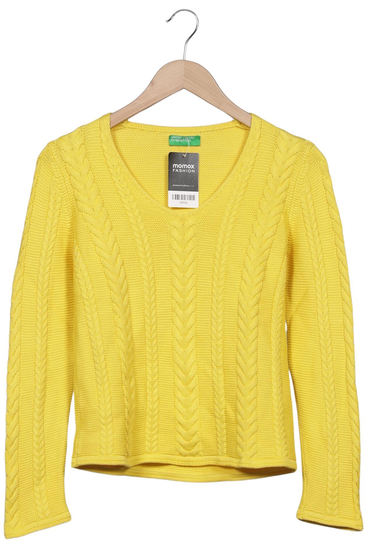 

United Colors OF Benetton Damen Pullover, gelb, Gr. 36