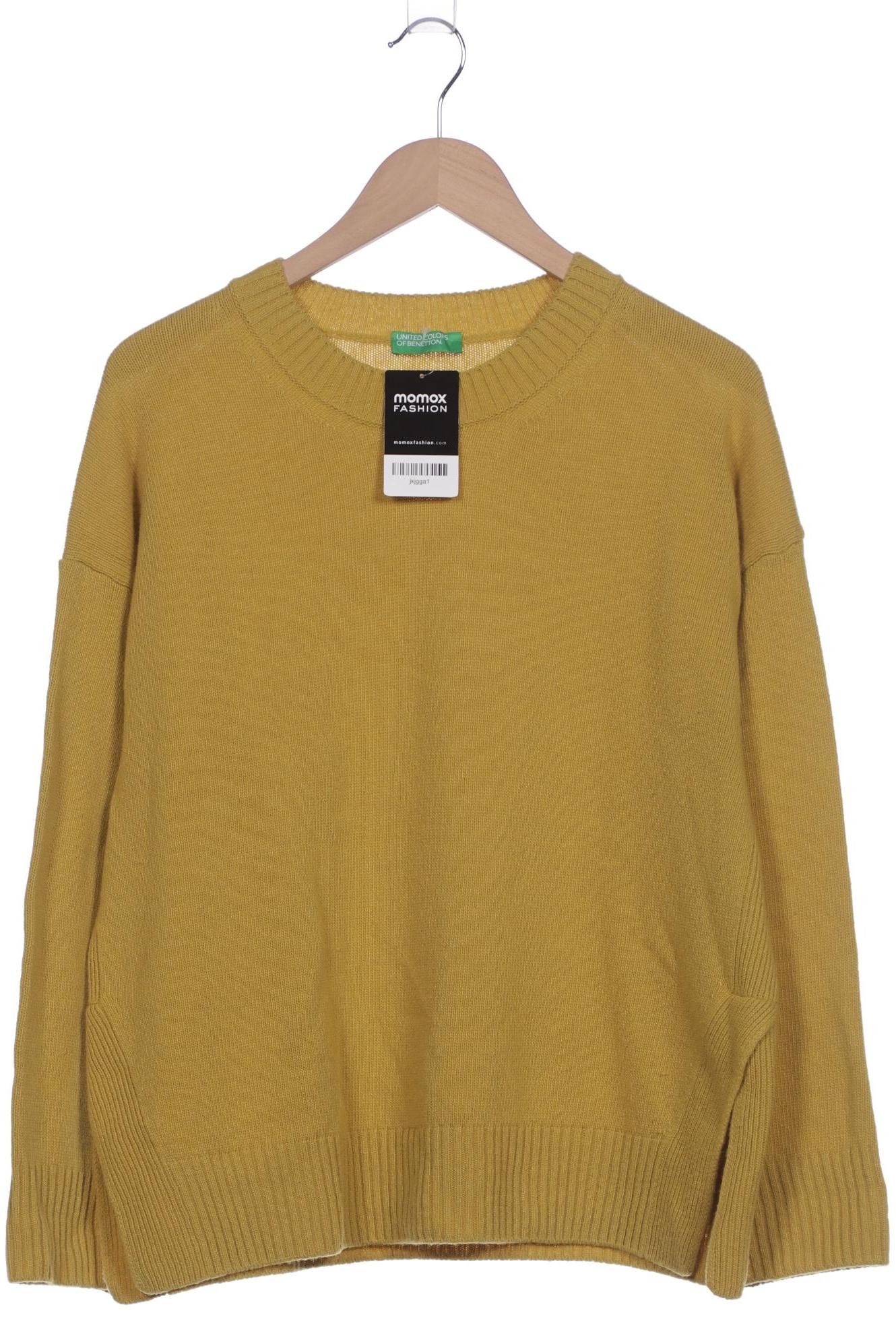 

United Colors OF Benetton Damen Pullover, gelb, Gr. 42