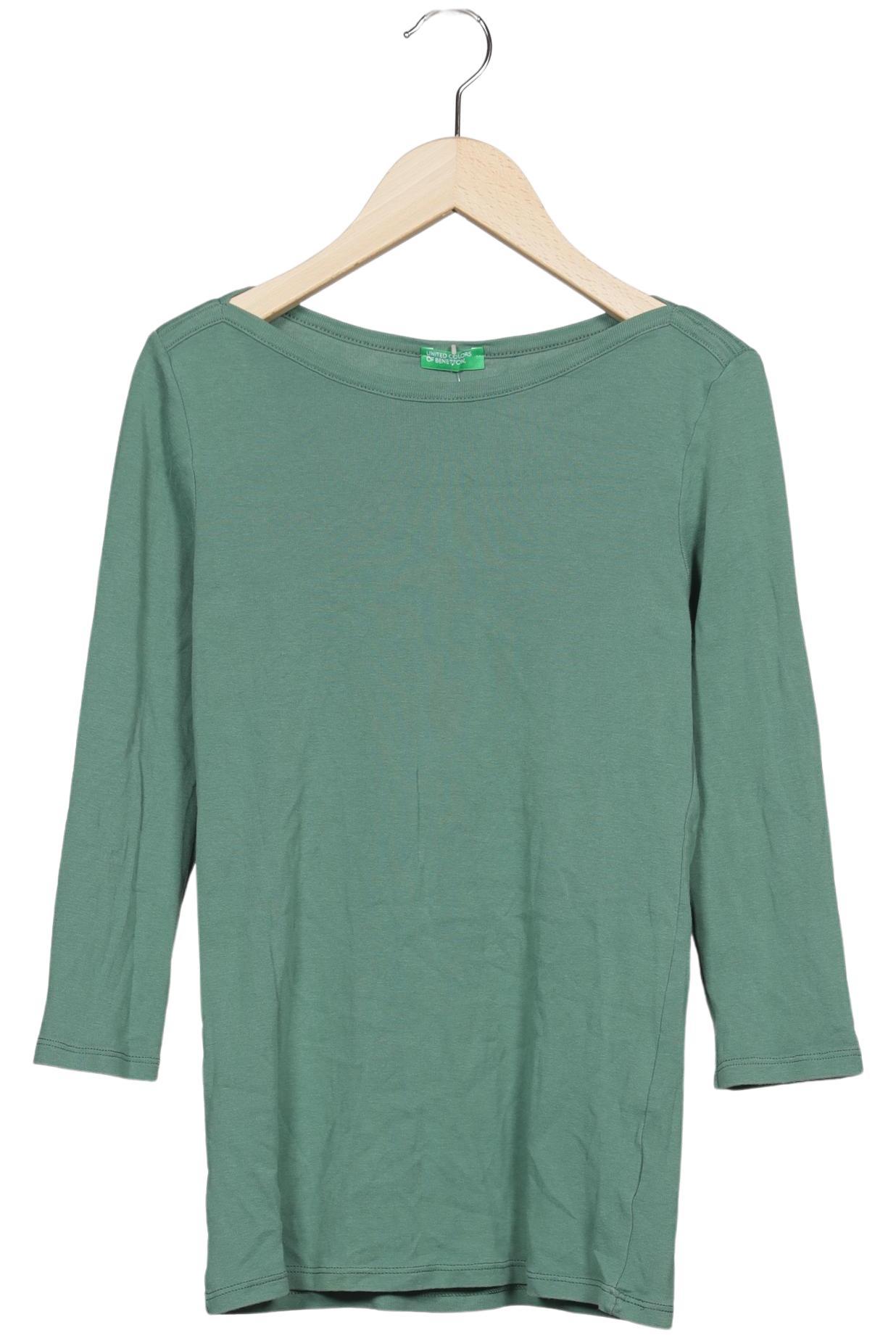 

United Colors OF Benetton Damen Langarmshirt, grün, Gr. 34
