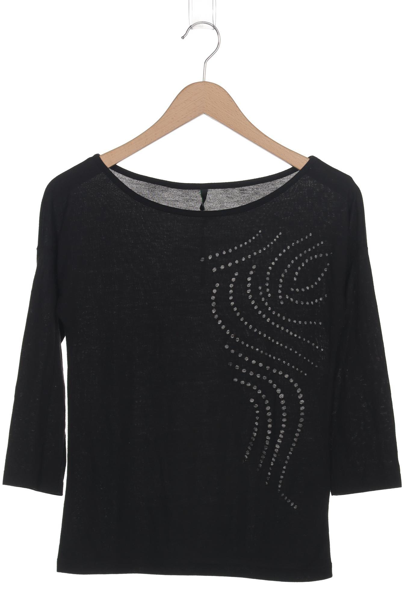 

United Colors OF Benetton Damen Langarmshirt, schwarz, Gr. 42