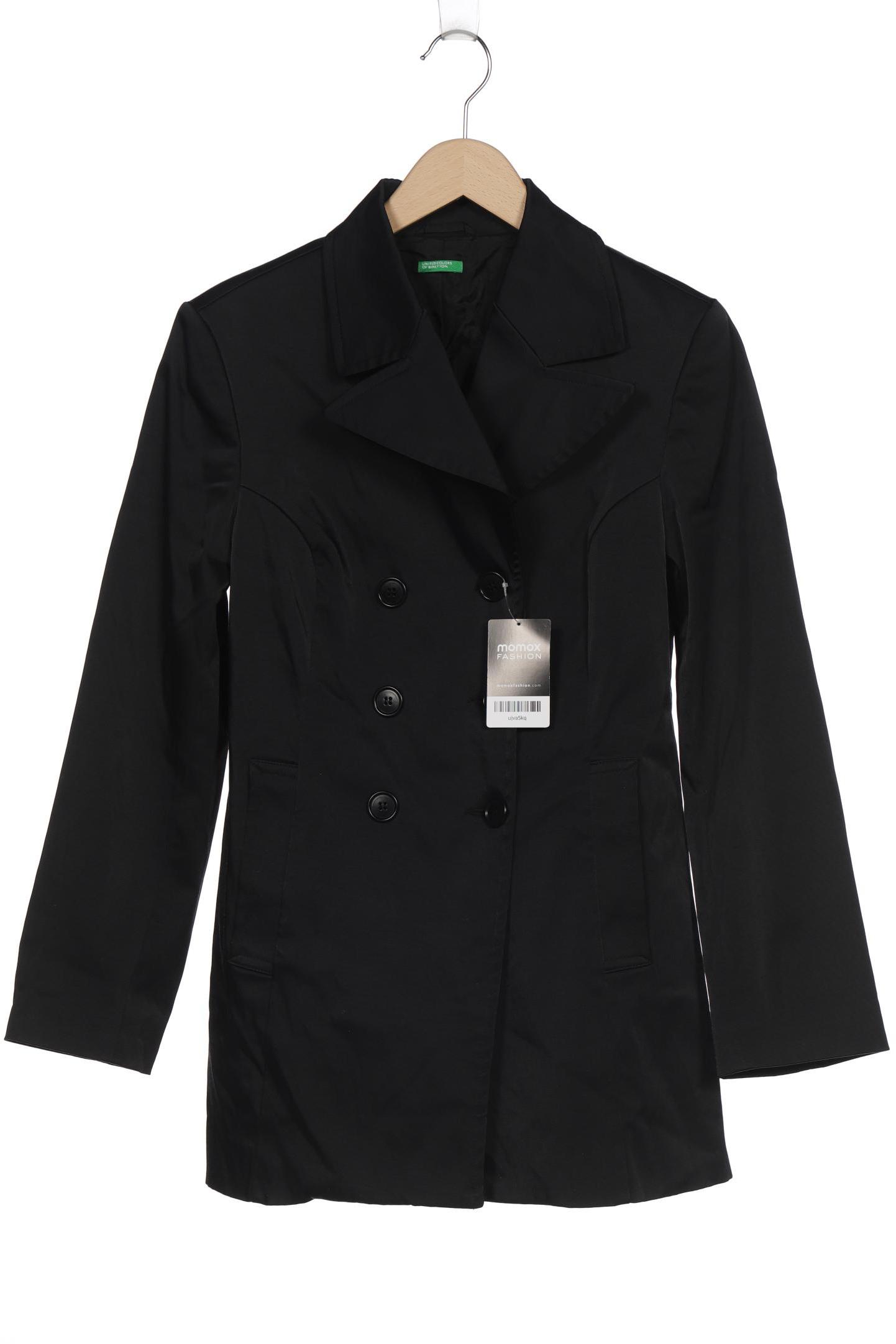 

United Colors OF Benetton Damen Mantel, schwarz, Gr. 36