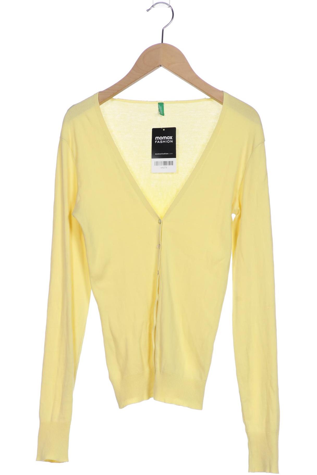 

United Colors OF Benetton Damen Strickjacke, gelb, Gr. 36