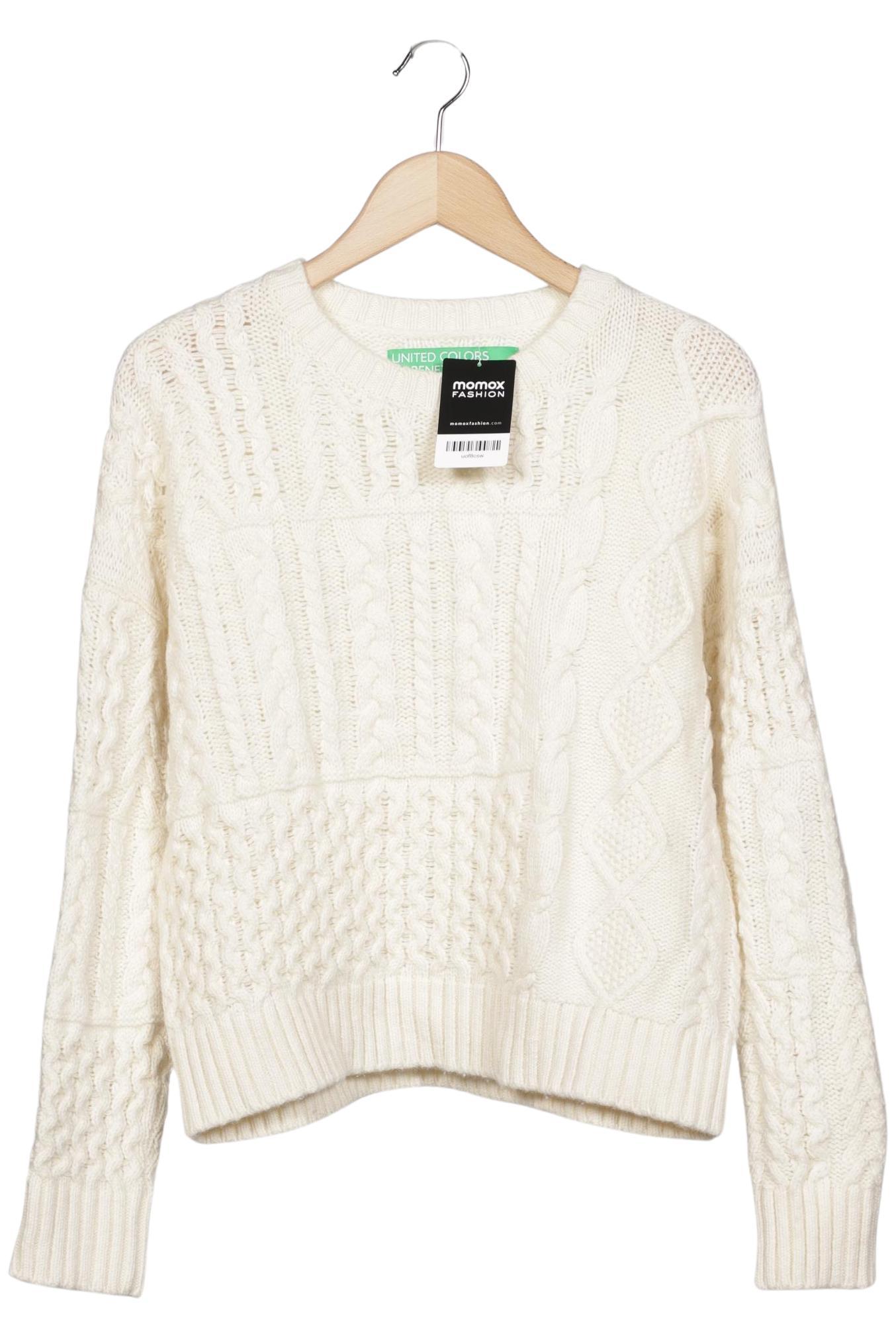 

United Colors OF Benetton Damen Pullover, cremeweiß, Gr. 34