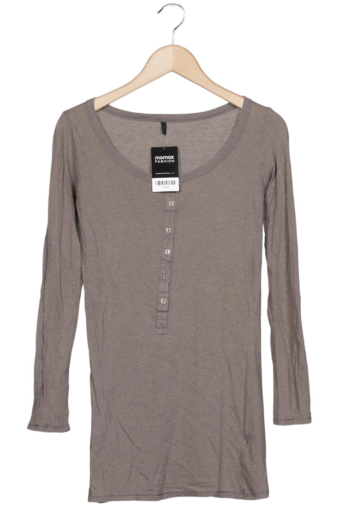 

United Colors OF Benetton Damen Langarmshirt, grau, Gr. 36