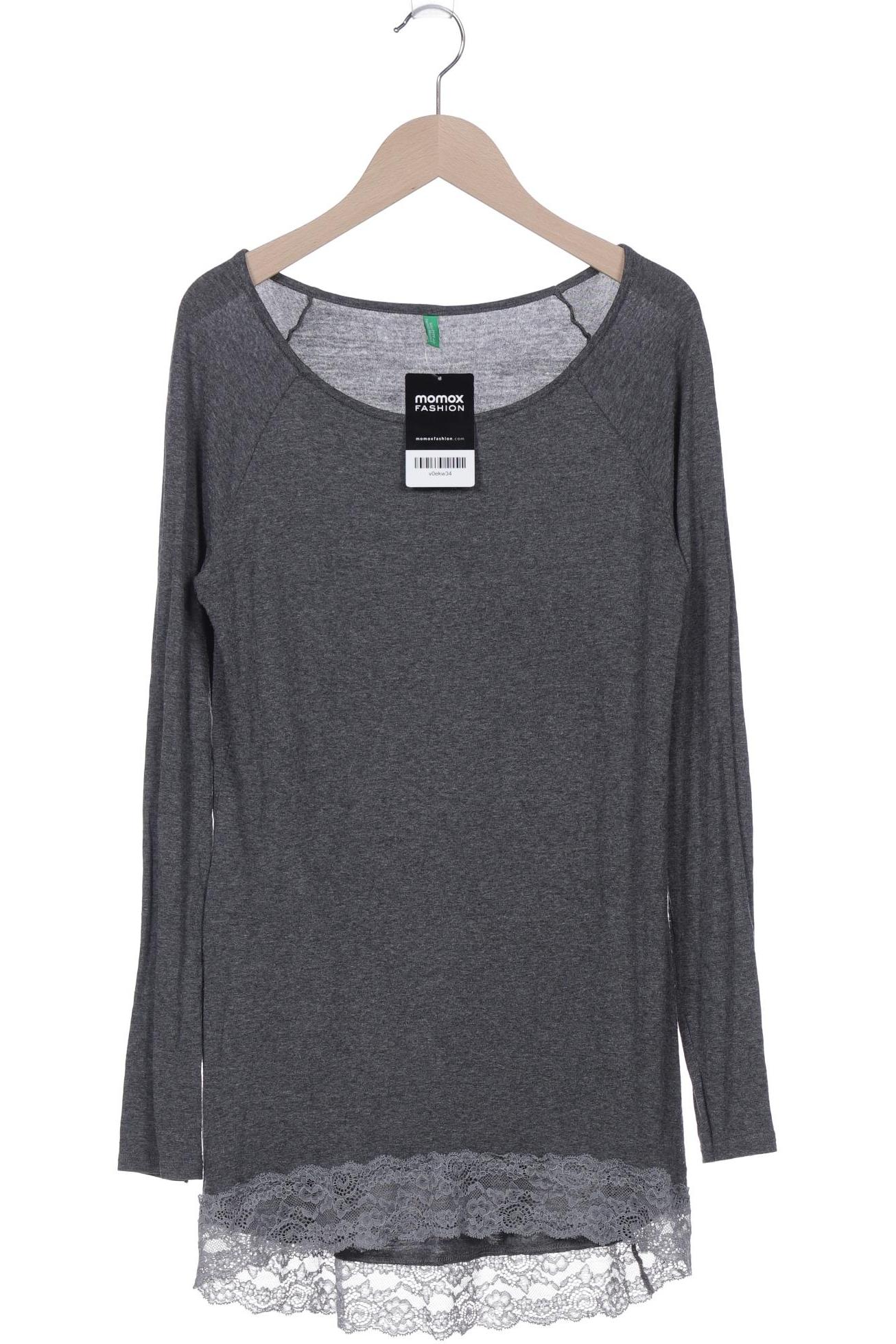 

United Colors OF Benetton Damen Langarmshirt, grau, Gr. 38