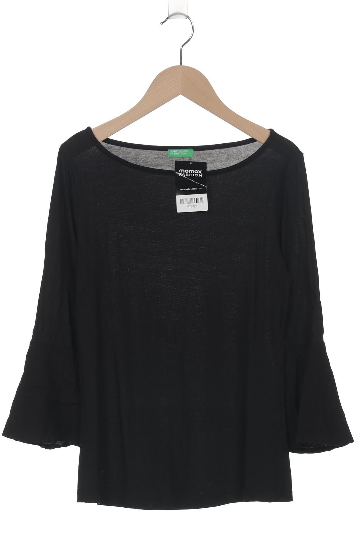 

United Colors OF Benetton Damen Langarmshirt, schwarz, Gr. 36
