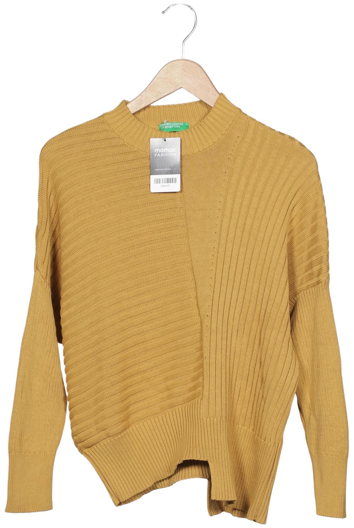 

United Colors OF Benetton Damen Pullover, gelb, Gr. 34