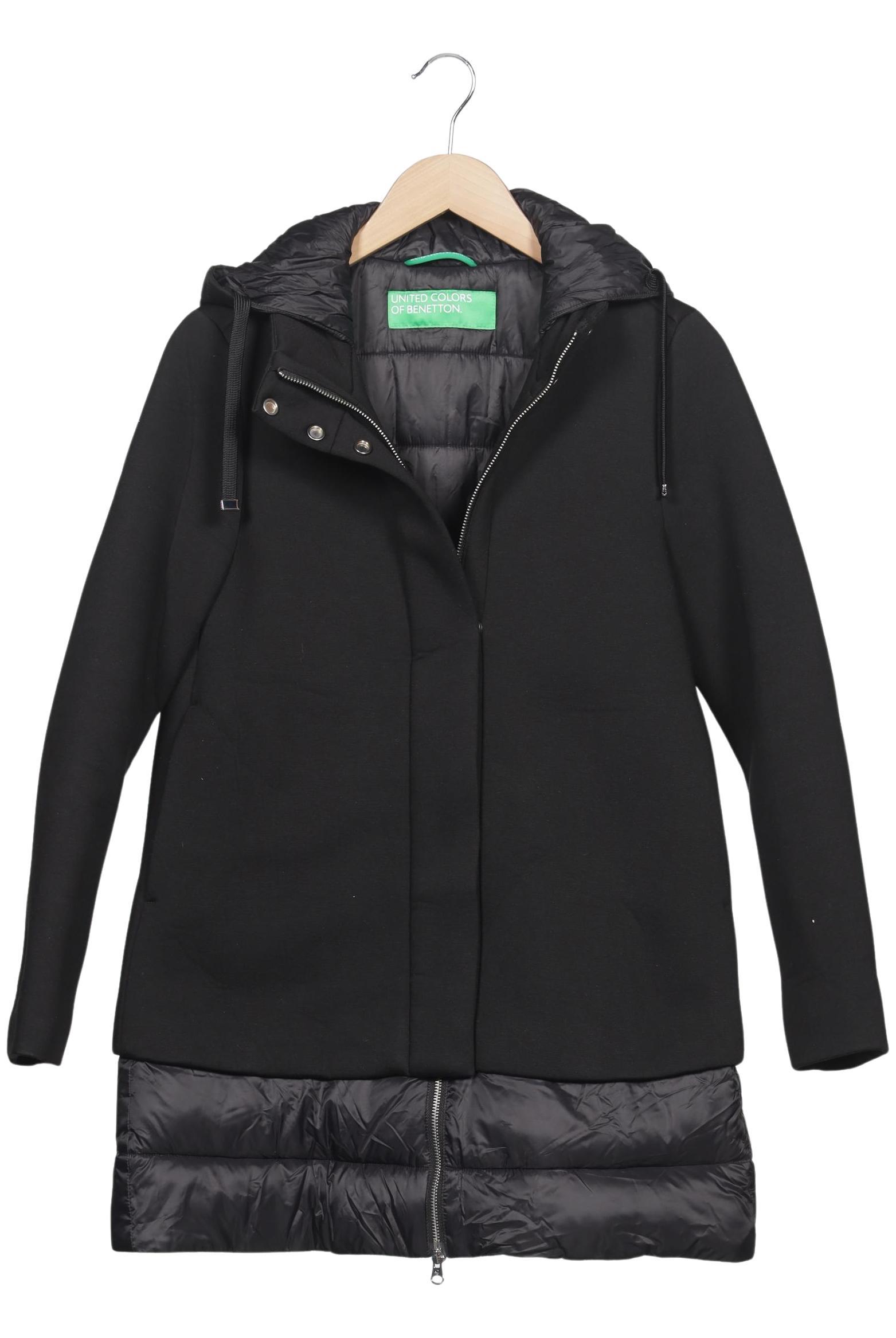 

United Colors OF Benetton Damen Mantel, schwarz, Gr. 38