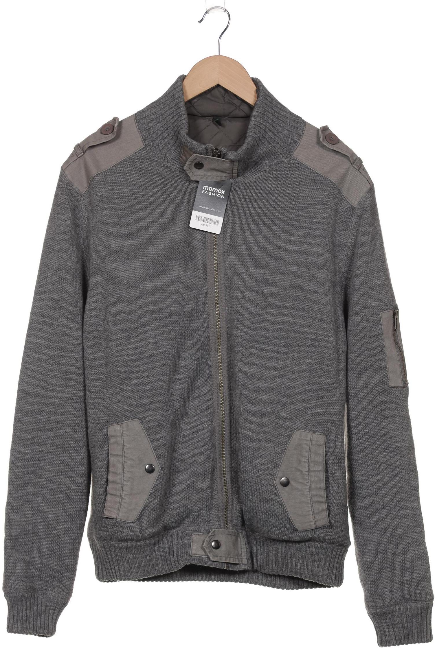

United Colors OF Benetton Herren Strickjacke, grau, Gr. 54