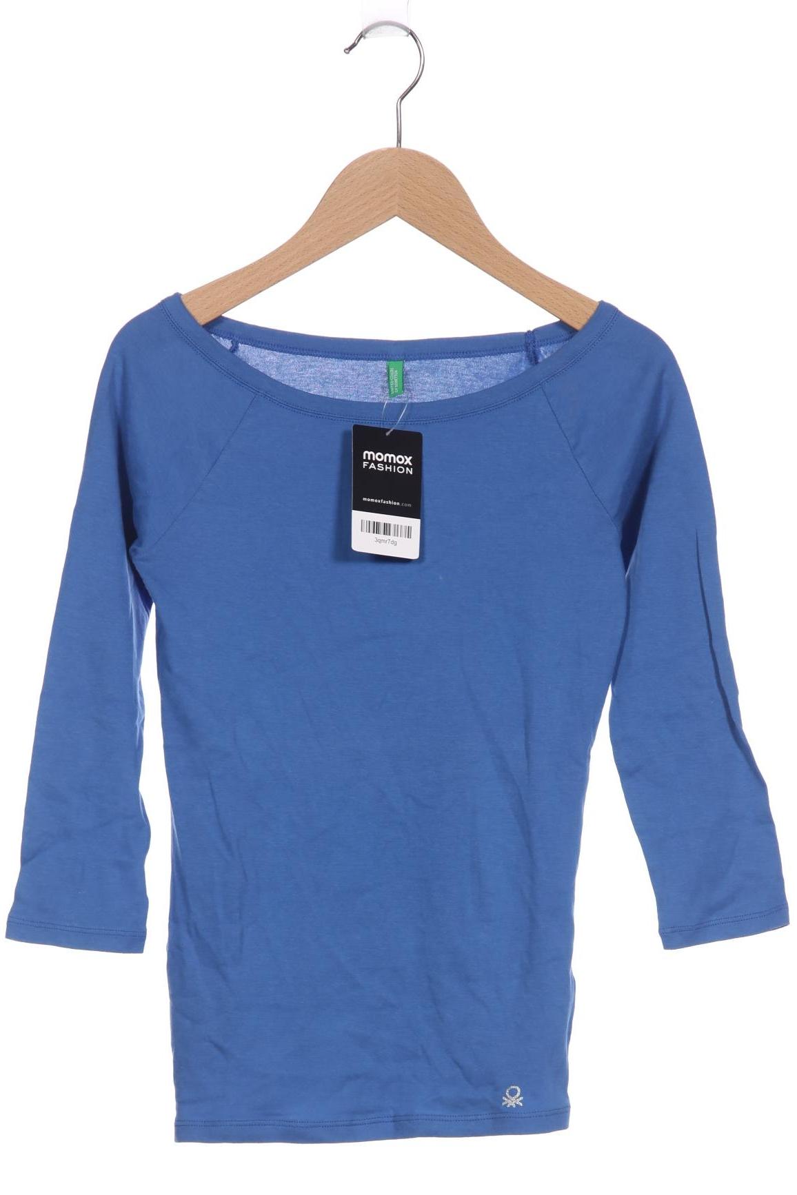 

United Colors OF Benetton Damen Langarmshirt, blau, Gr. 34