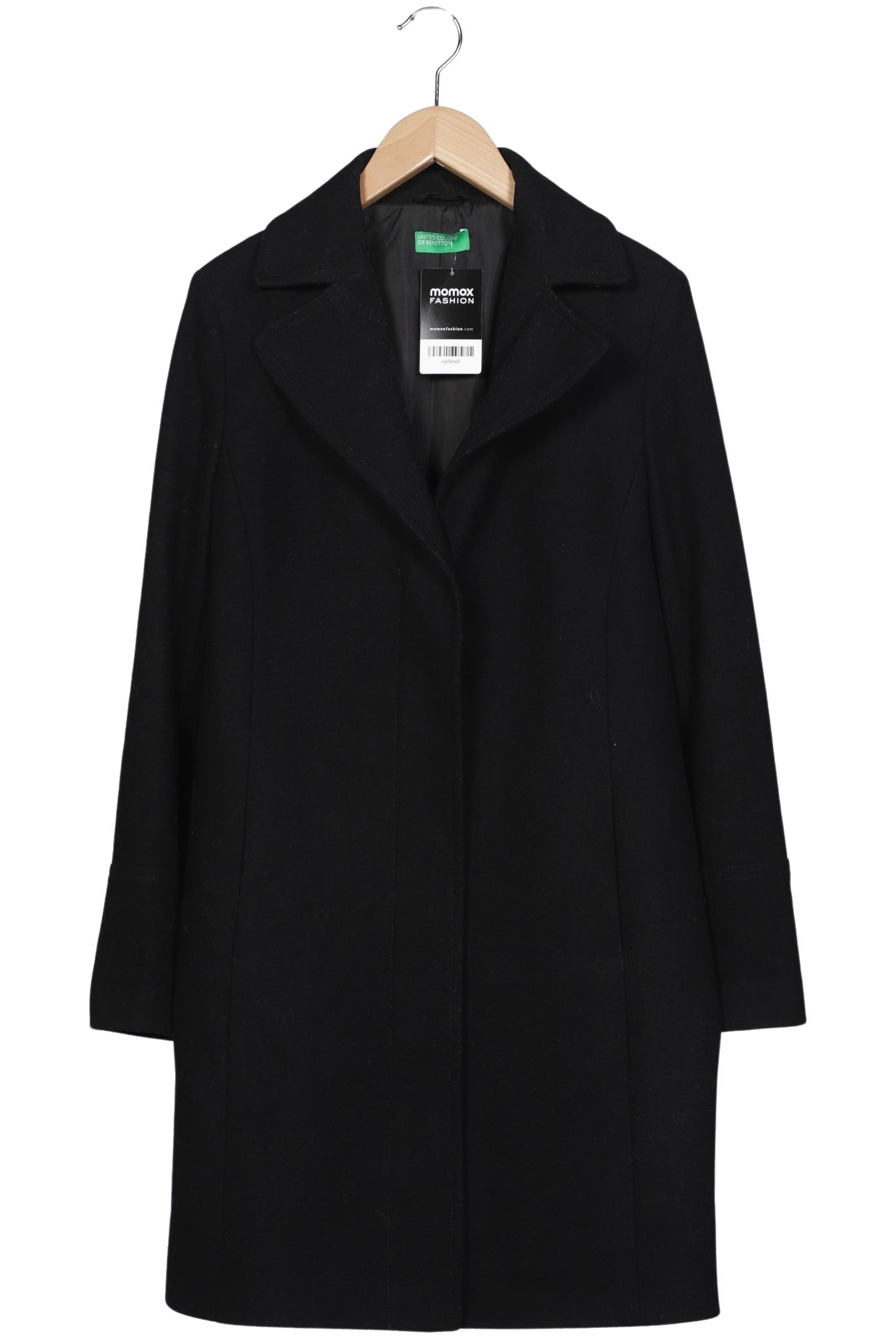 

United Colors OF Benetton Damen Mantel, schwarz, Gr. 36