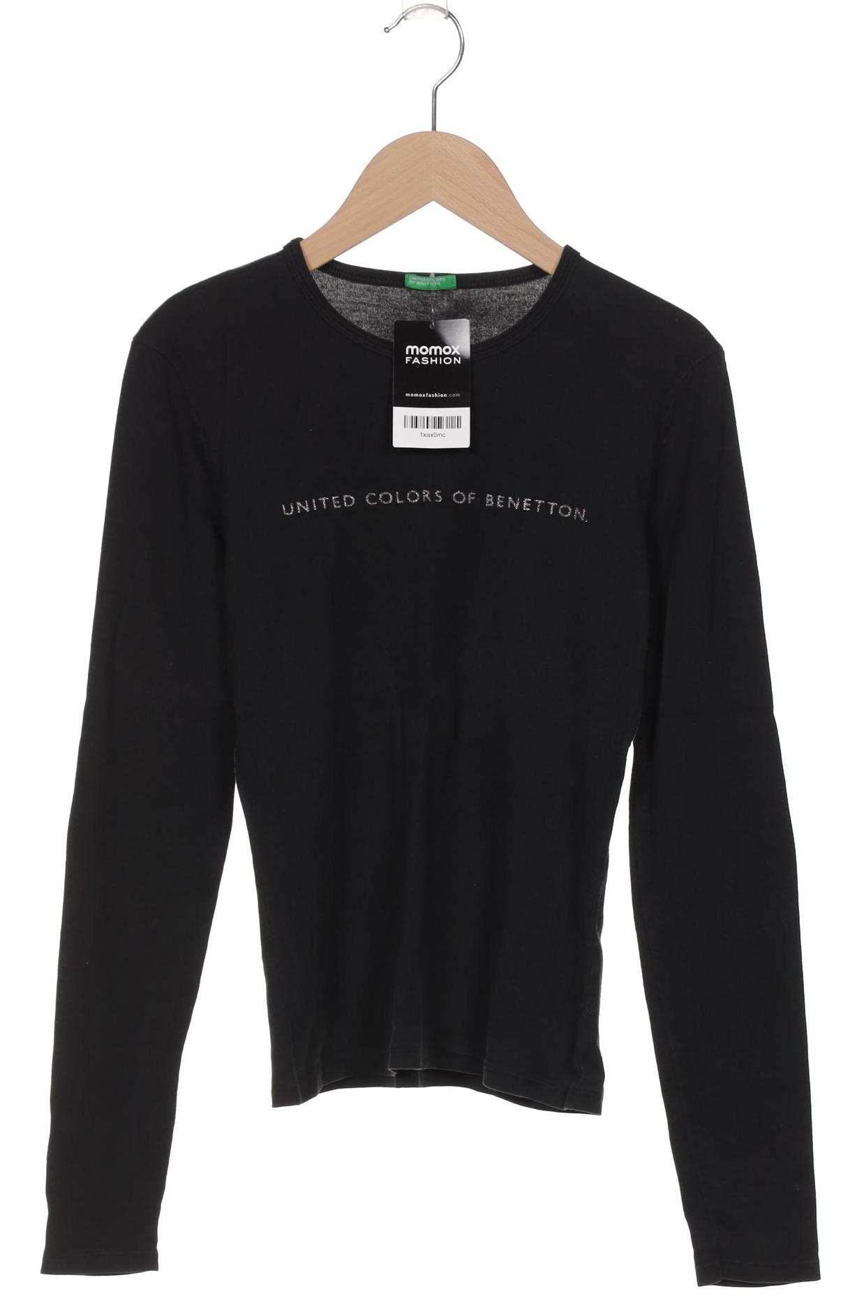 

United Colors OF Benetton Damen Langarmshirt, schwarz, Gr. 38