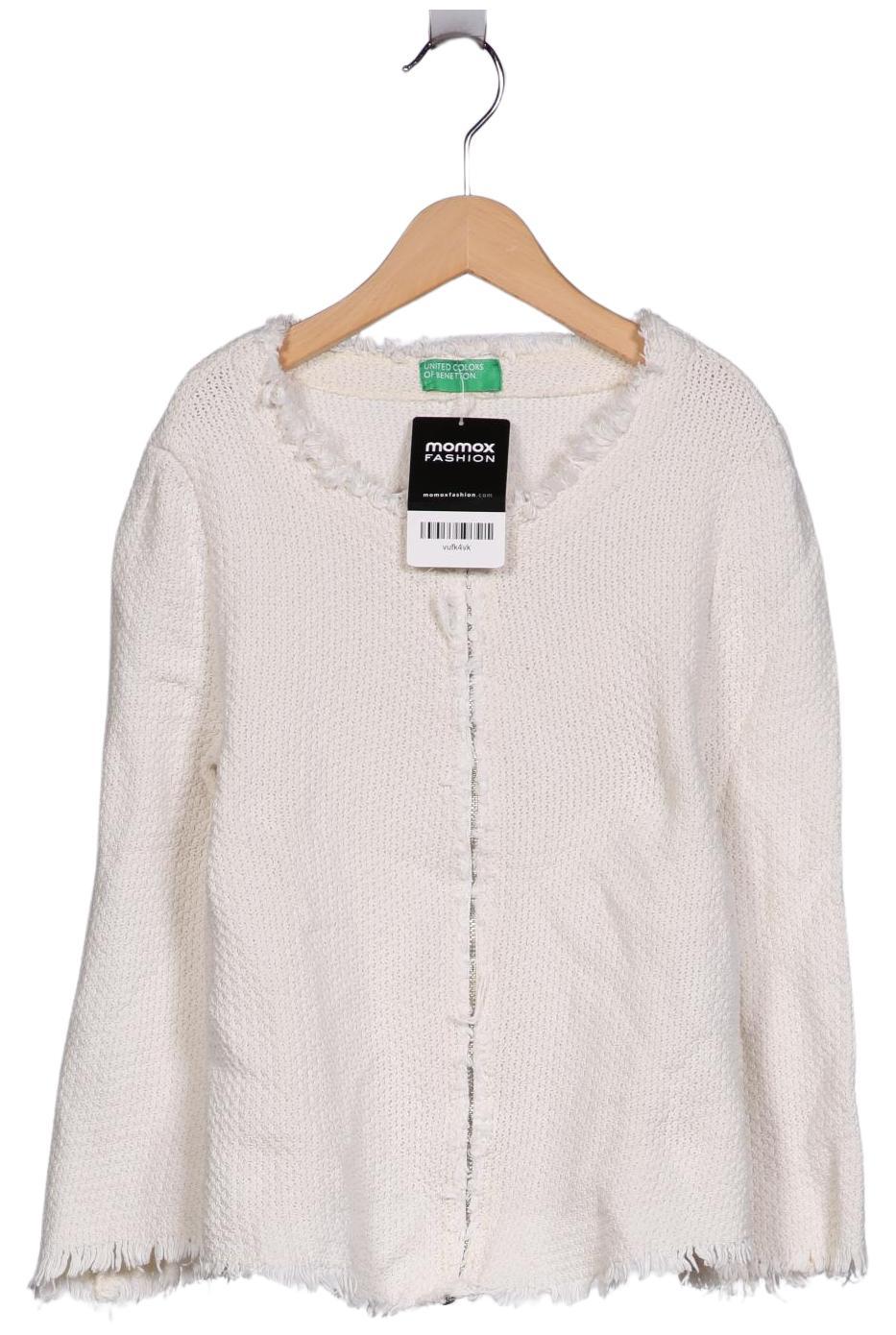 

United Colors OF Benetton Damen Strickjacke, cremeweiß, Gr. 34