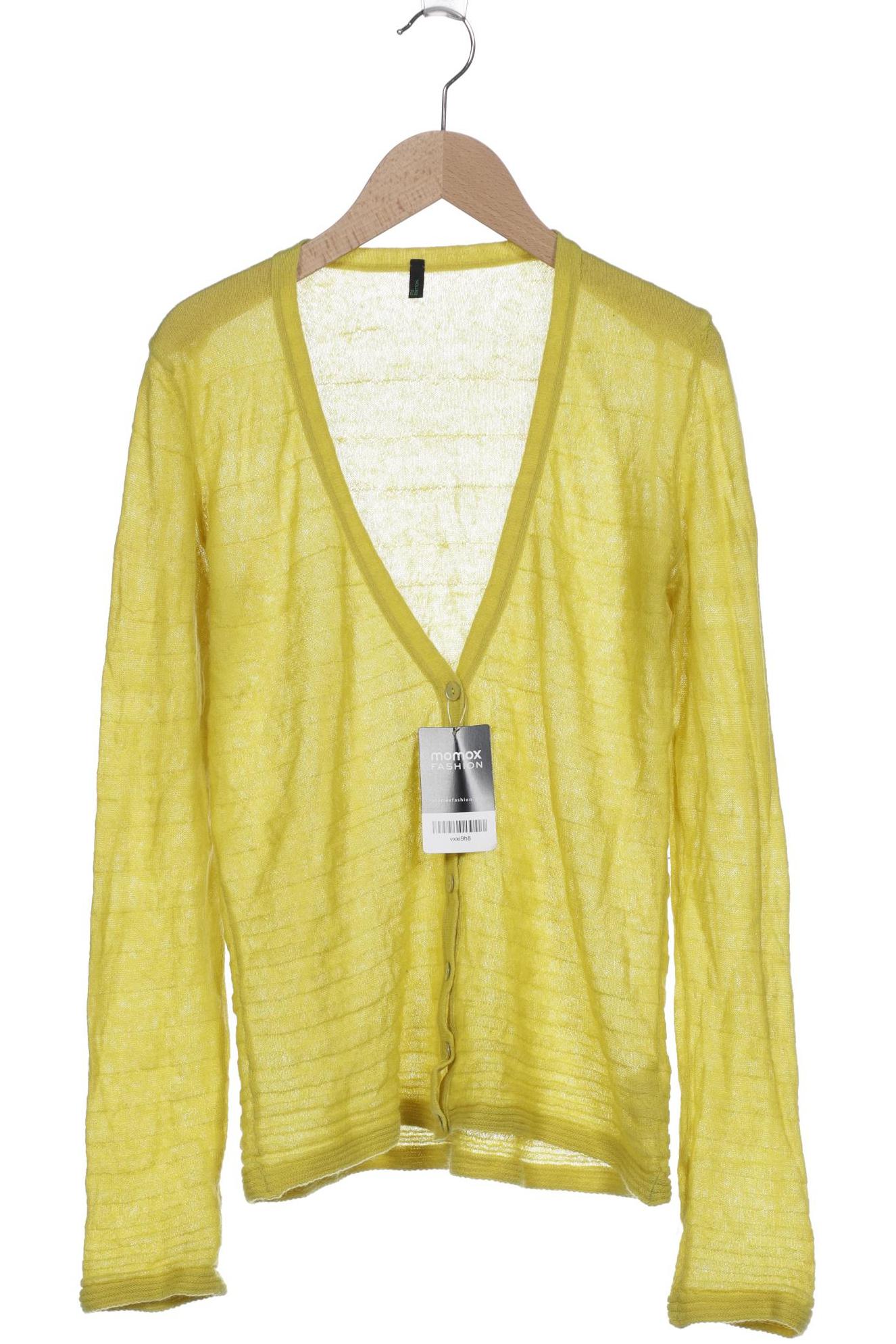 

UNITED COLORS OF BENETTON Damen Strickjacke, gelb
