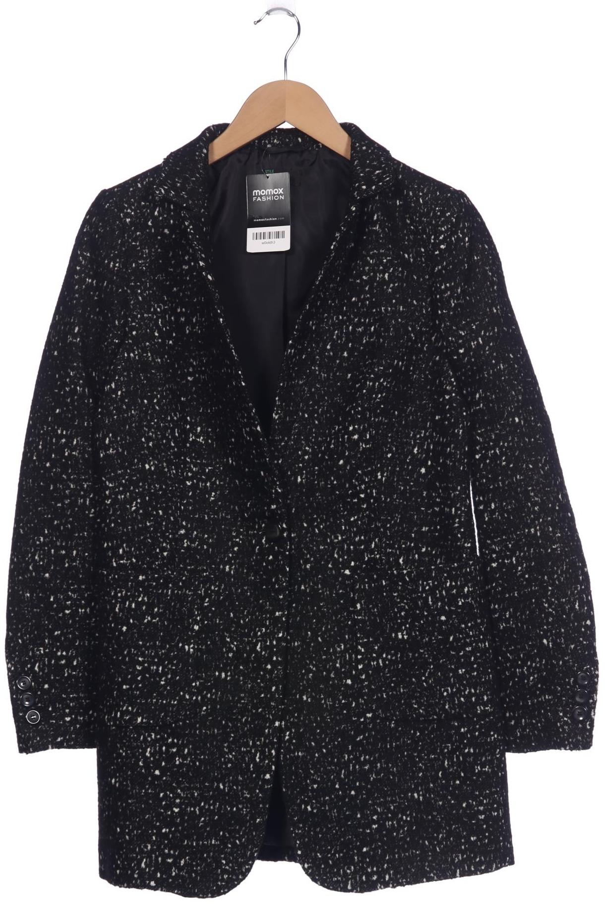 

United Colors OF Benetton Damen Mantel, schwarz, Gr. 38