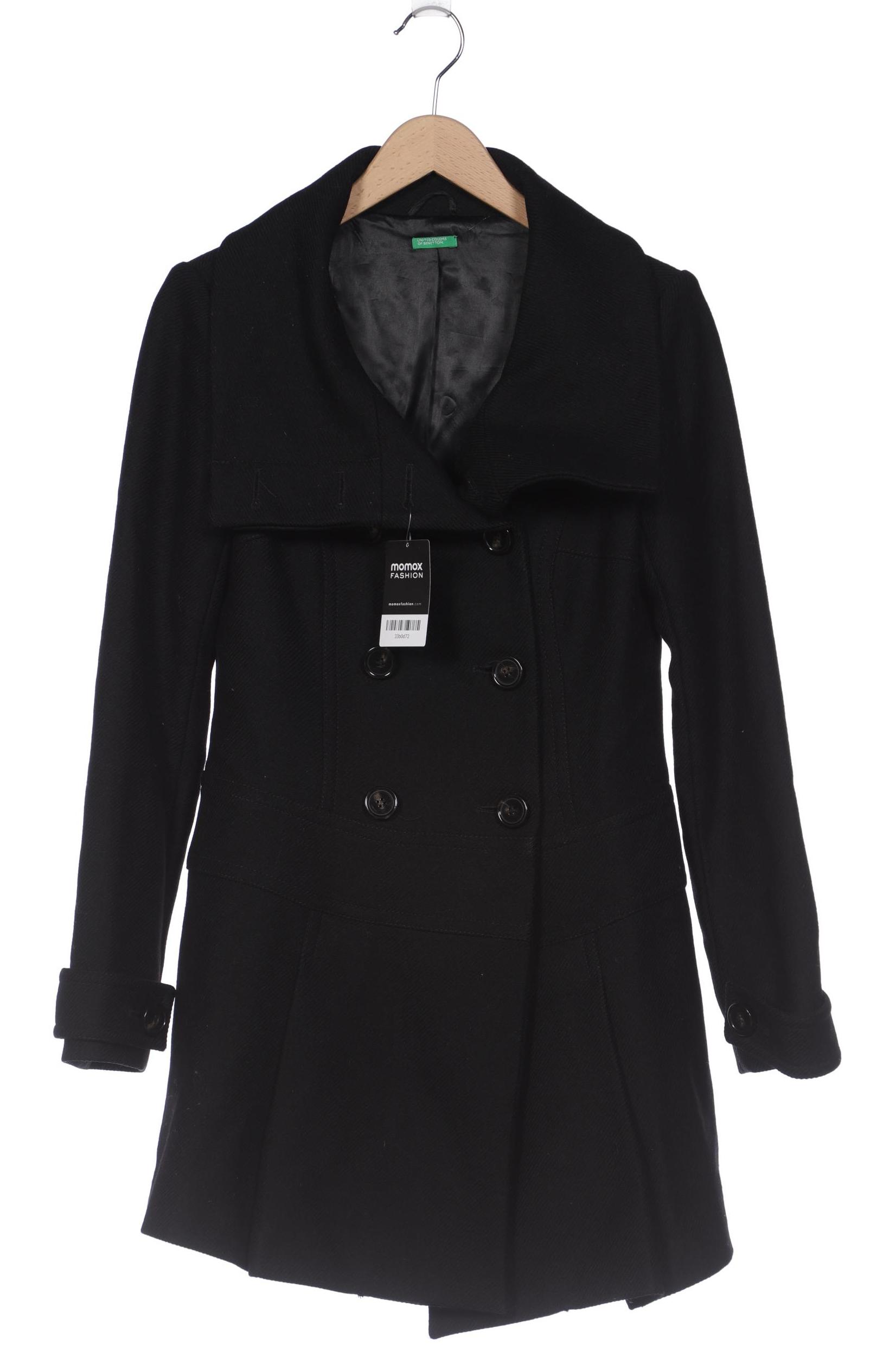 

United Colors OF Benetton Damen Mantel, schwarz, Gr. 44