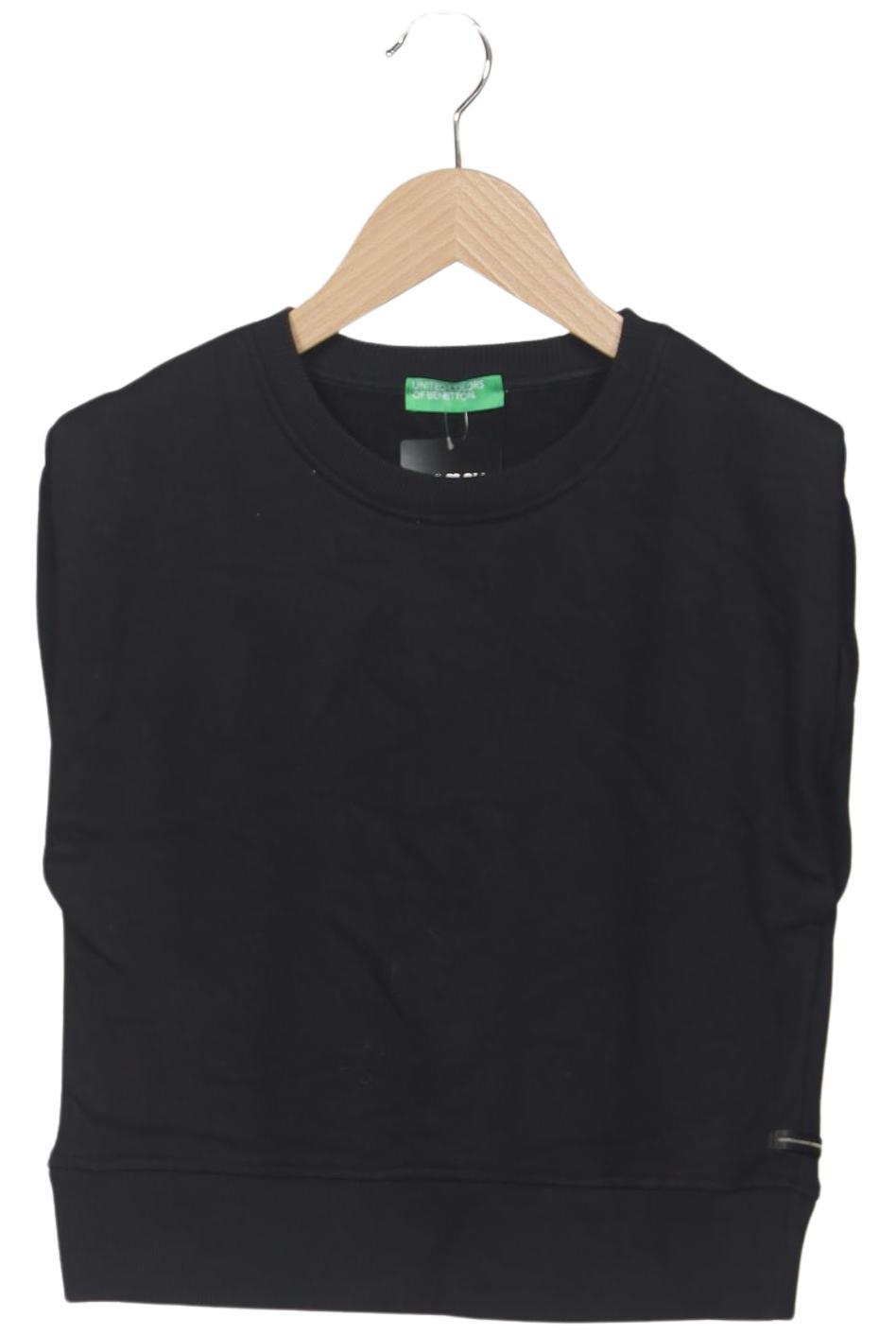 

United Colors OF Benetton Damen Sweatshirt, schwarz, Gr. 36