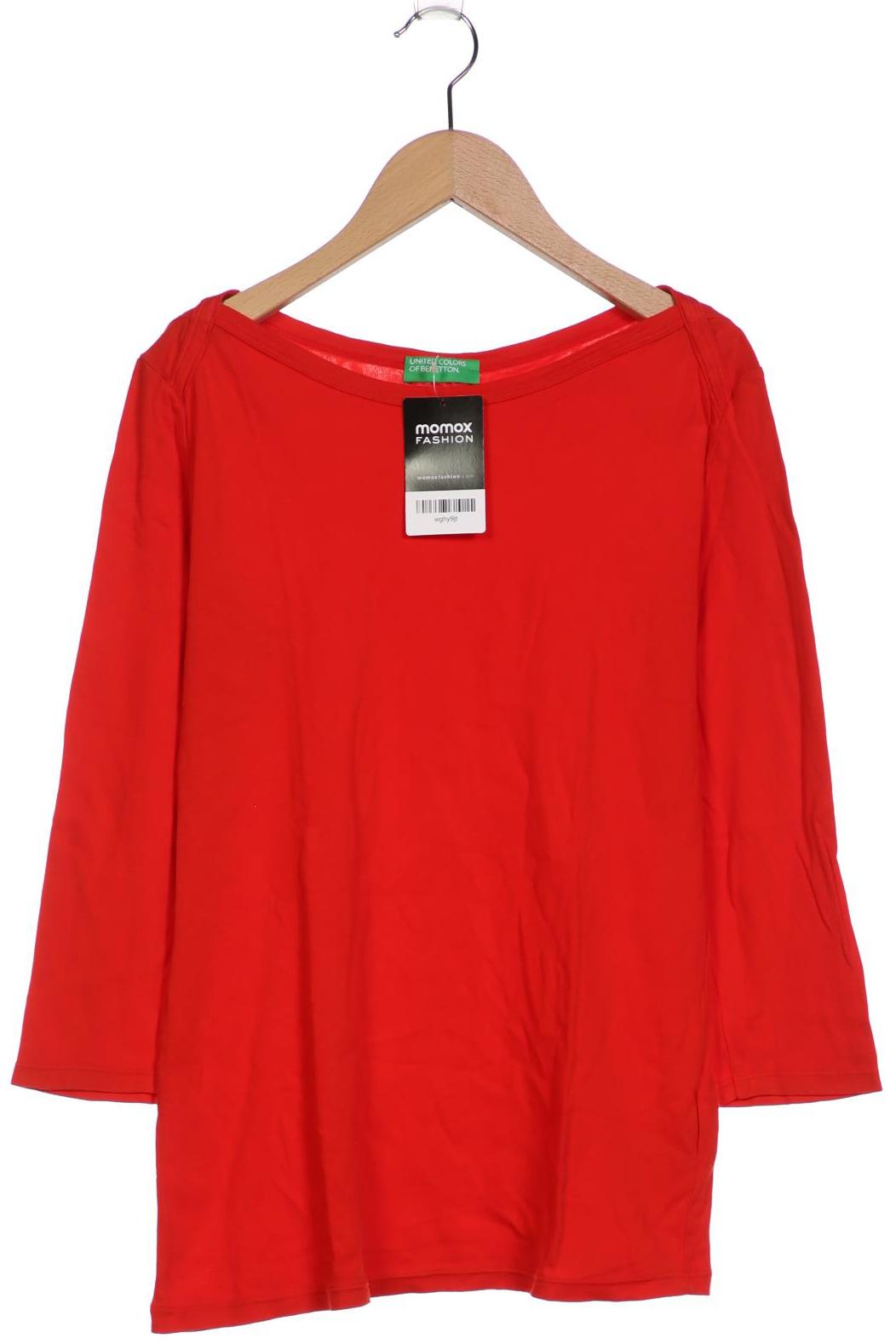 

United Colors OF Benetton Damen Langarmshirt, rot, Gr. 38
