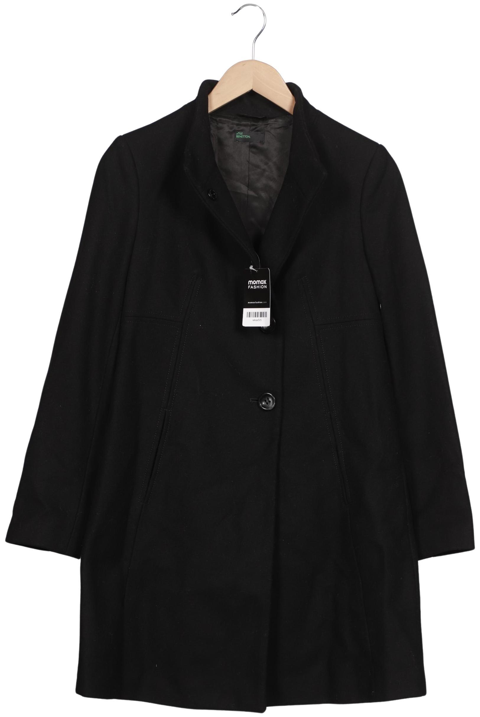 

United Colors OF Benetton Damen Mantel, schwarz, Gr. 42