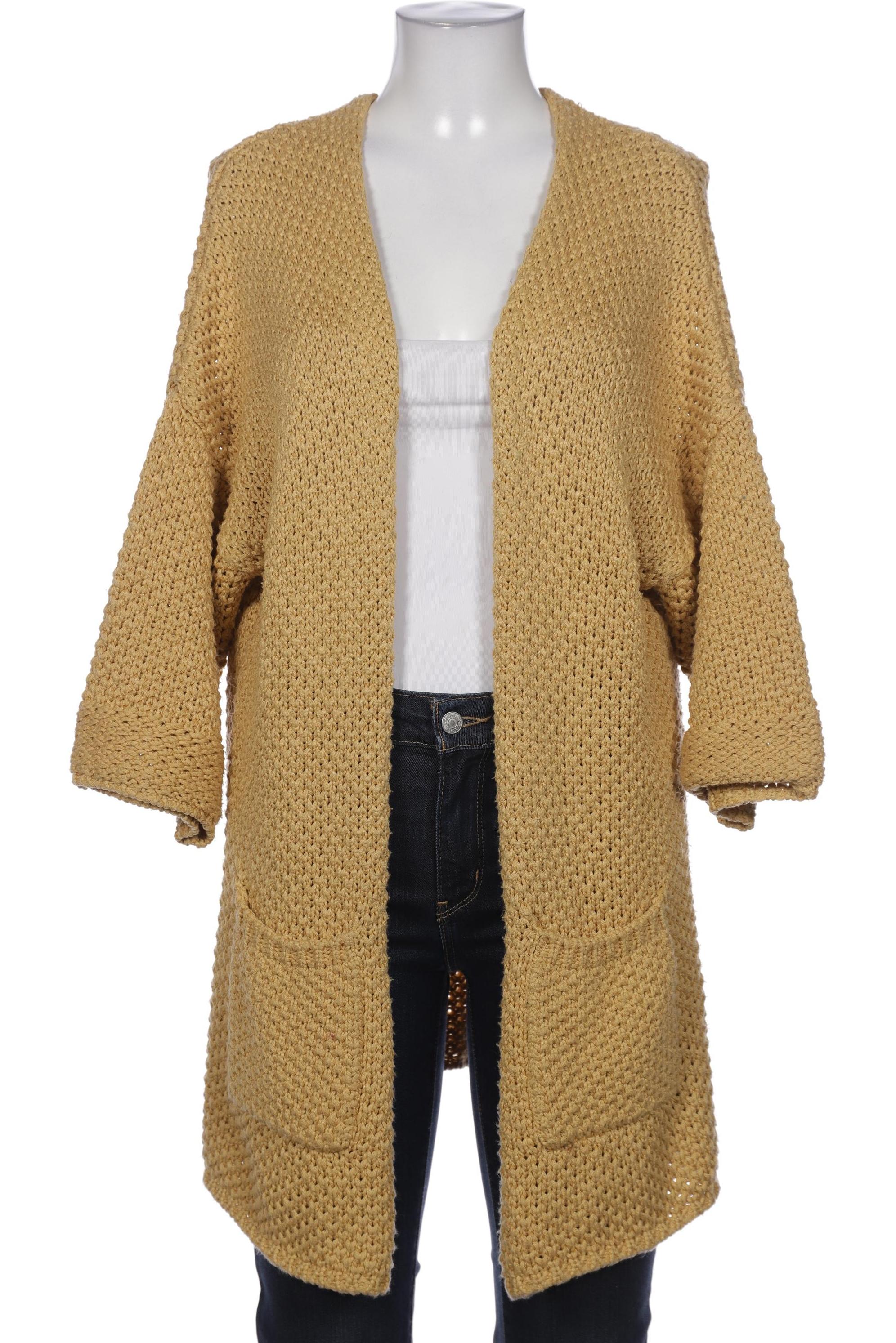 

United Colors OF Benetton Damen Strickjacke, gelb, Gr. 38