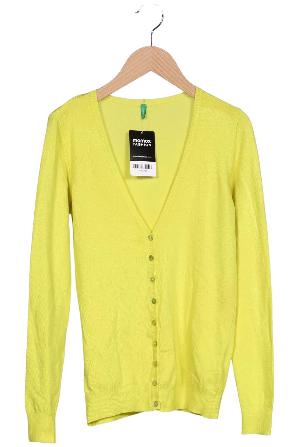 

United Colors OF Benetton Damen Strickjacke, gelb, Gr. 34