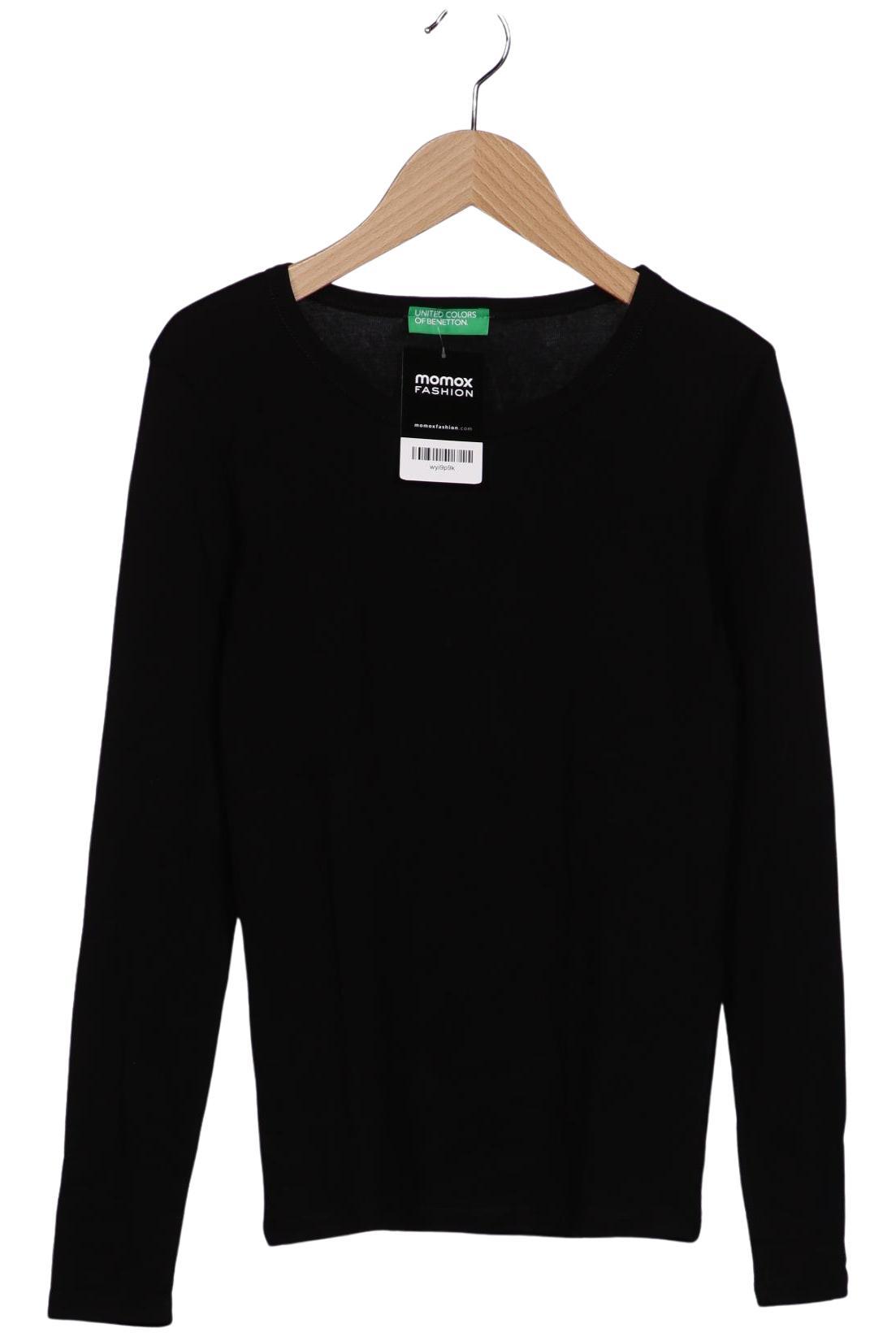 

United Colors OF Benetton Damen Langarmshirt, schwarz, Gr. 34