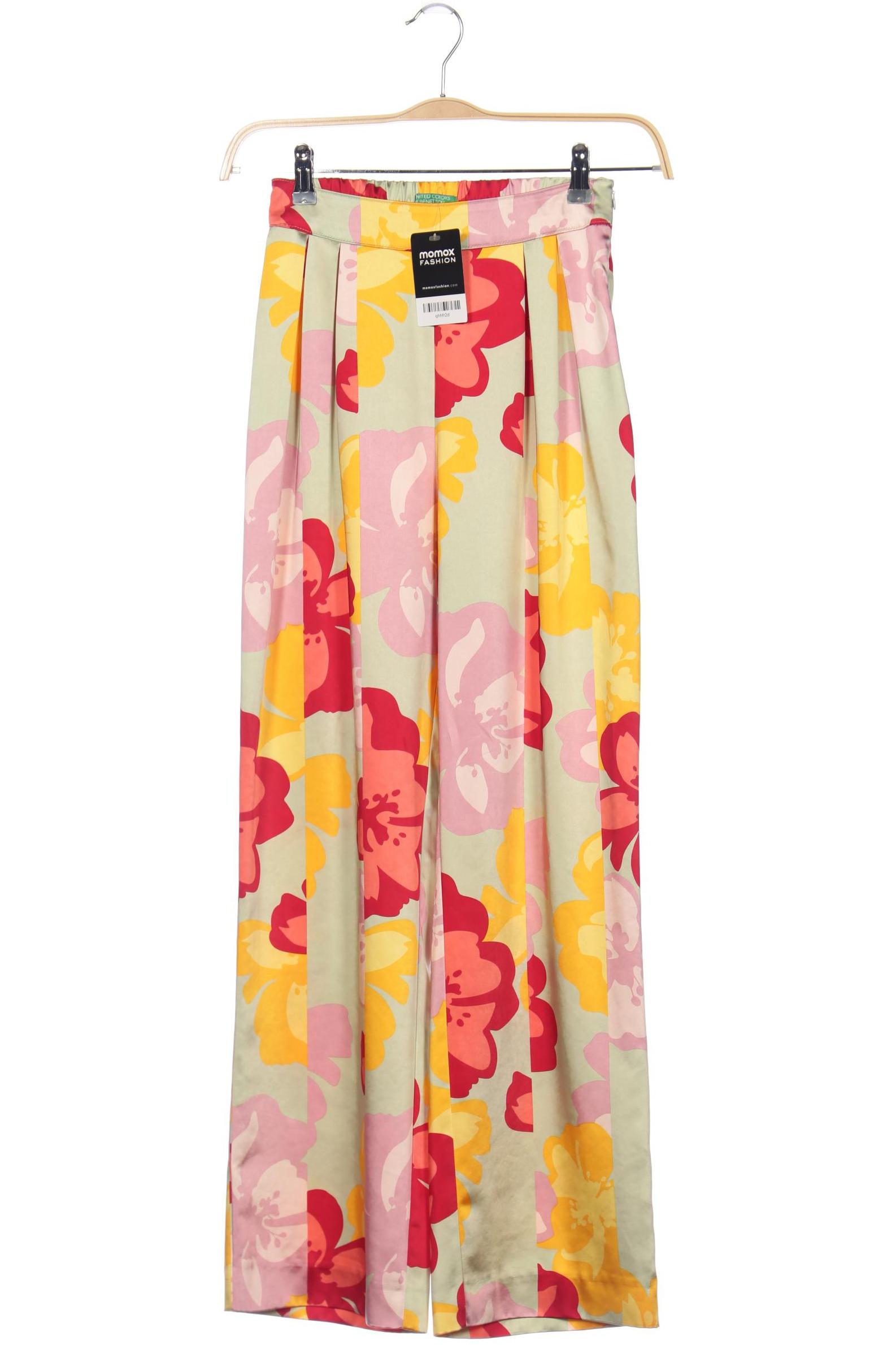 

United Colors OF Benetton Damen Stoffhose, mehrfarbig, Gr. 32