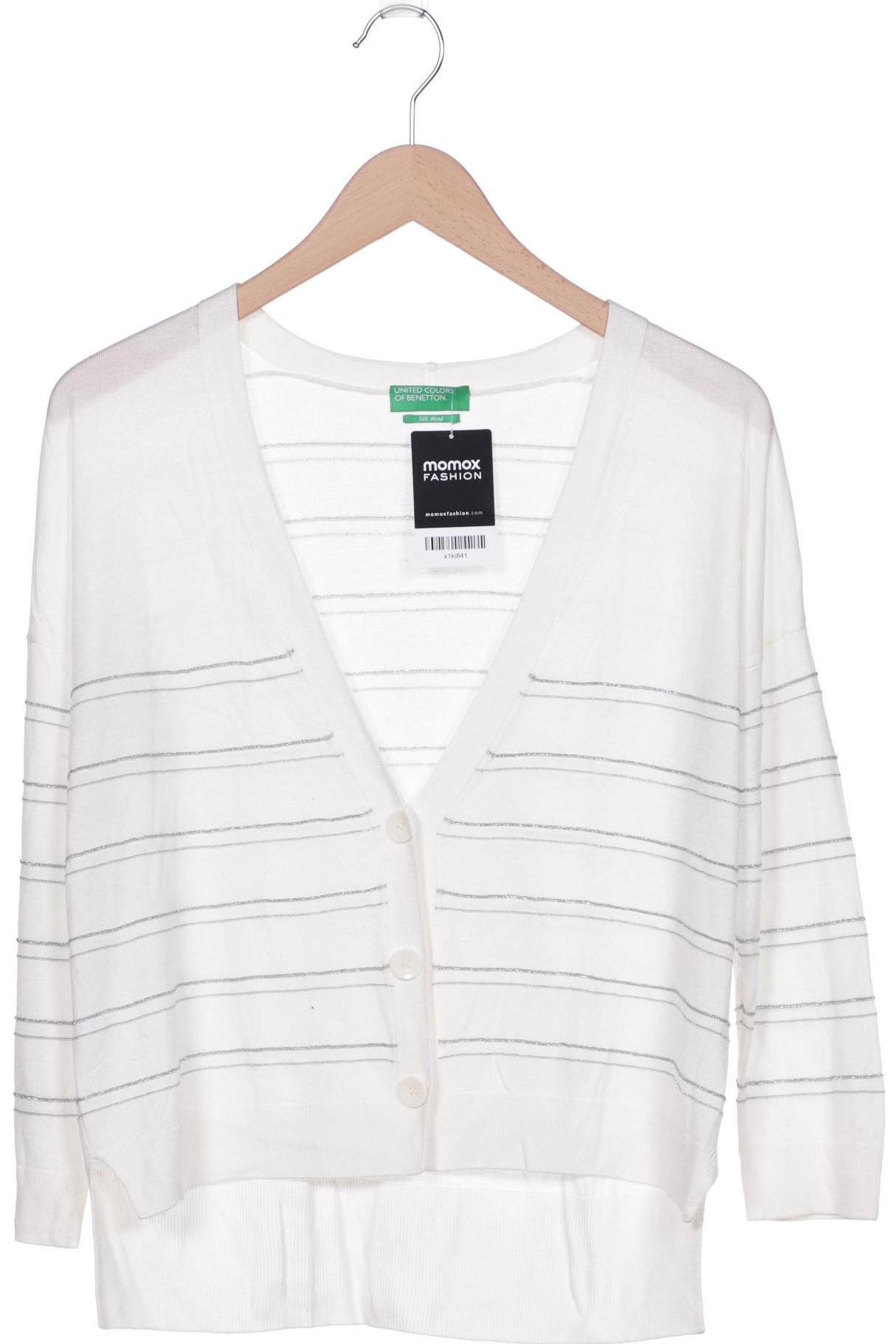 

UNITED COLORS OF BENETTON Damen Strickjacke, weiß