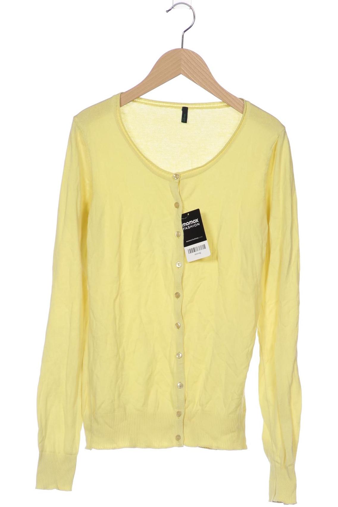 

United Colors OF Benetton Damen Strickjacke, gelb, Gr. 38