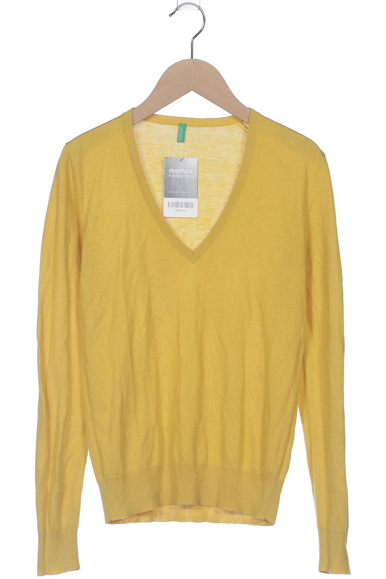 

United Colors OF Benetton Damen Pullover, gelb, Gr. 38