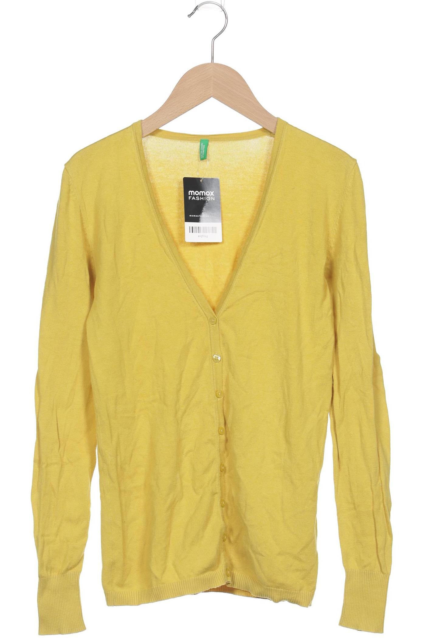 

United Colors OF Benetton Damen Strickjacke, gelb, Gr. 36